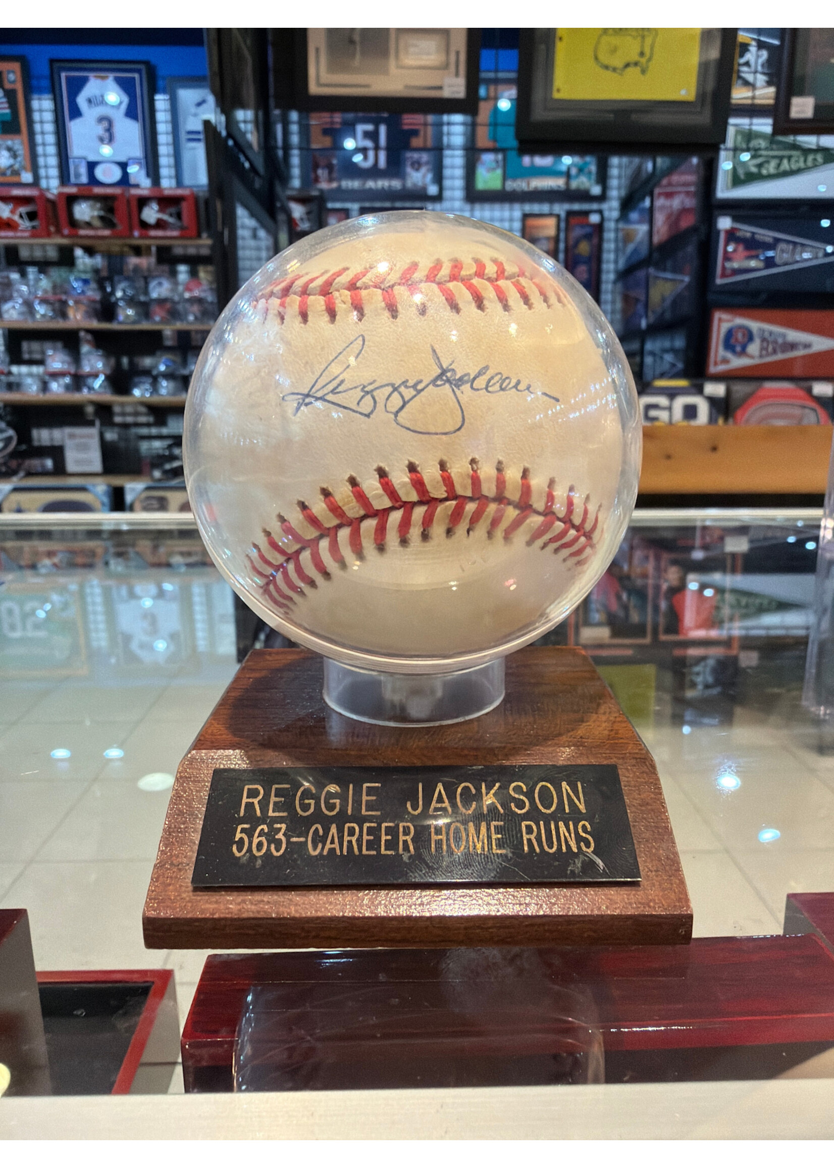 Balls/Bats/Gloves Reggie Jackson Baseball