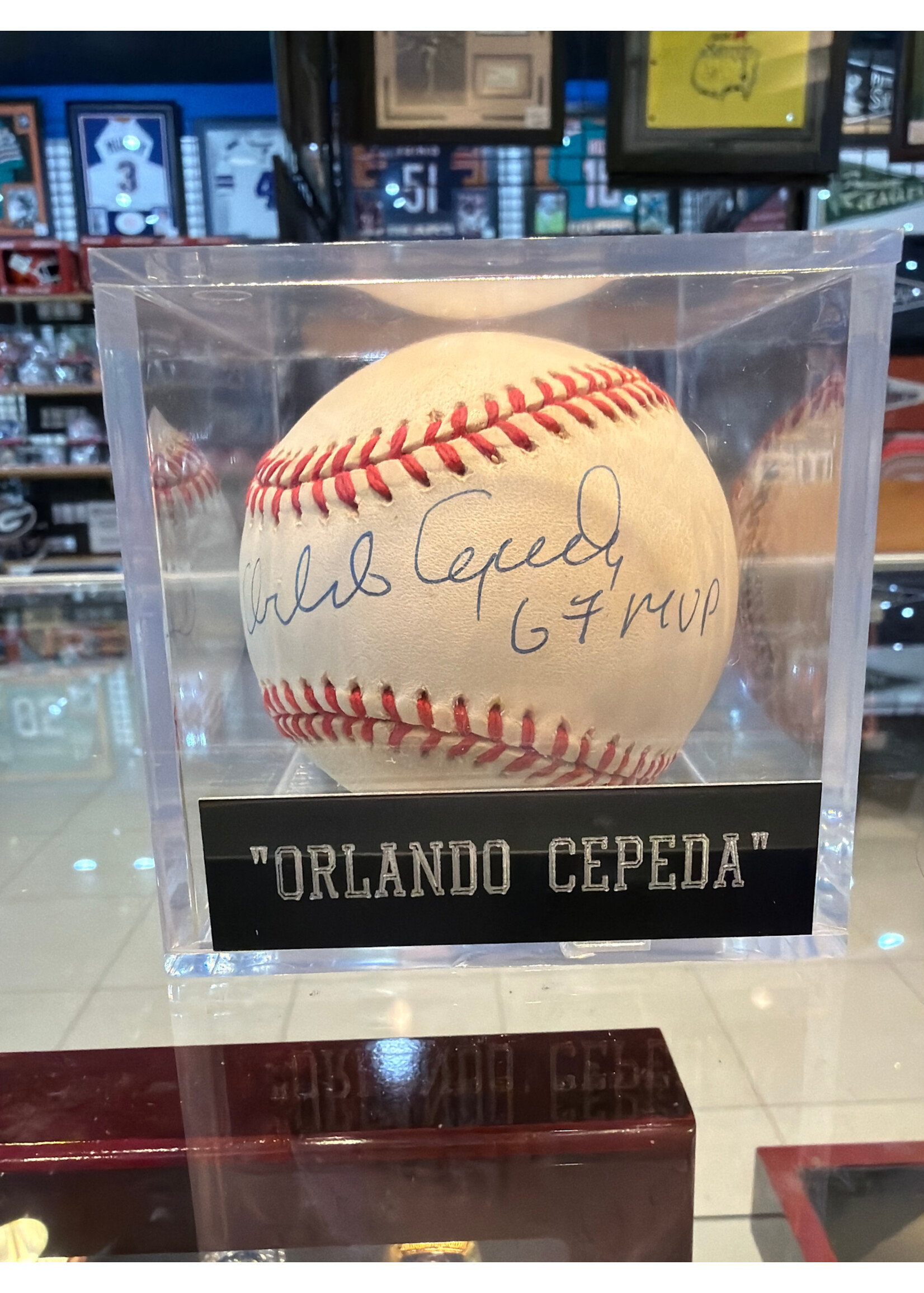 Balls/Bats/Gloves Orlando Cepeda Baseball