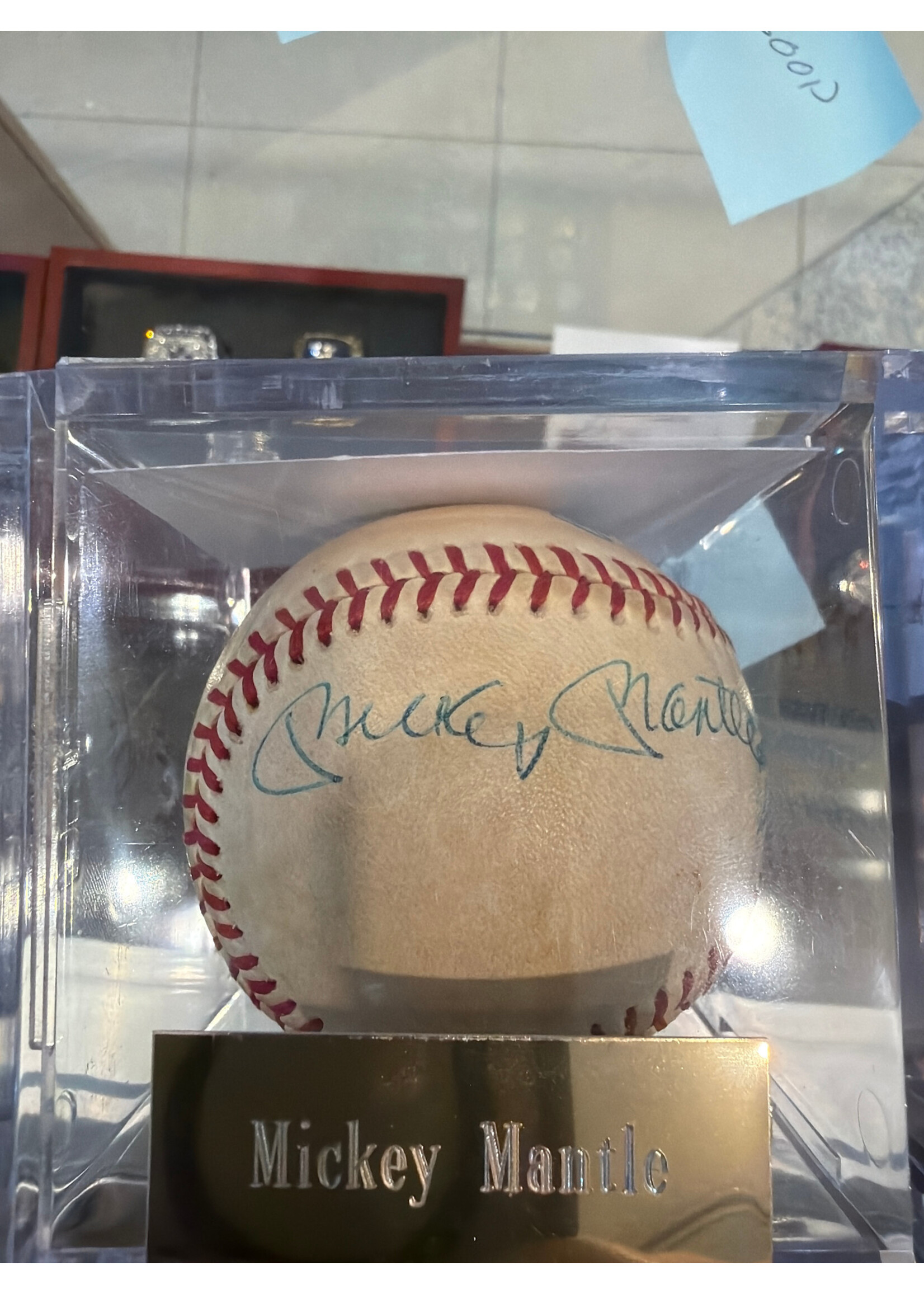 Balls/Bats/Gloves Mickey Mantle Baseball