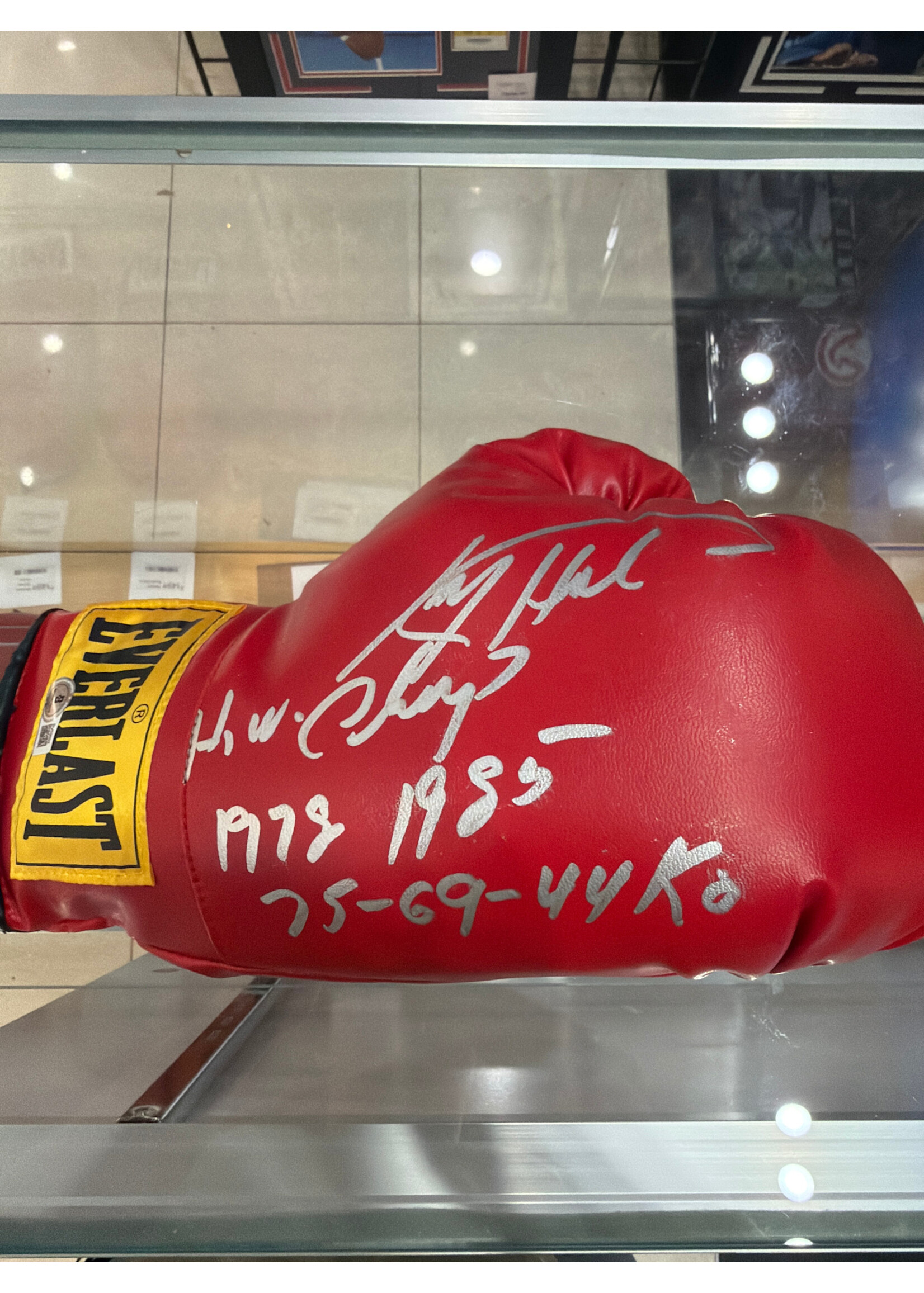 Balls/Bats/Gloves Larry Holmes Boxing Glove