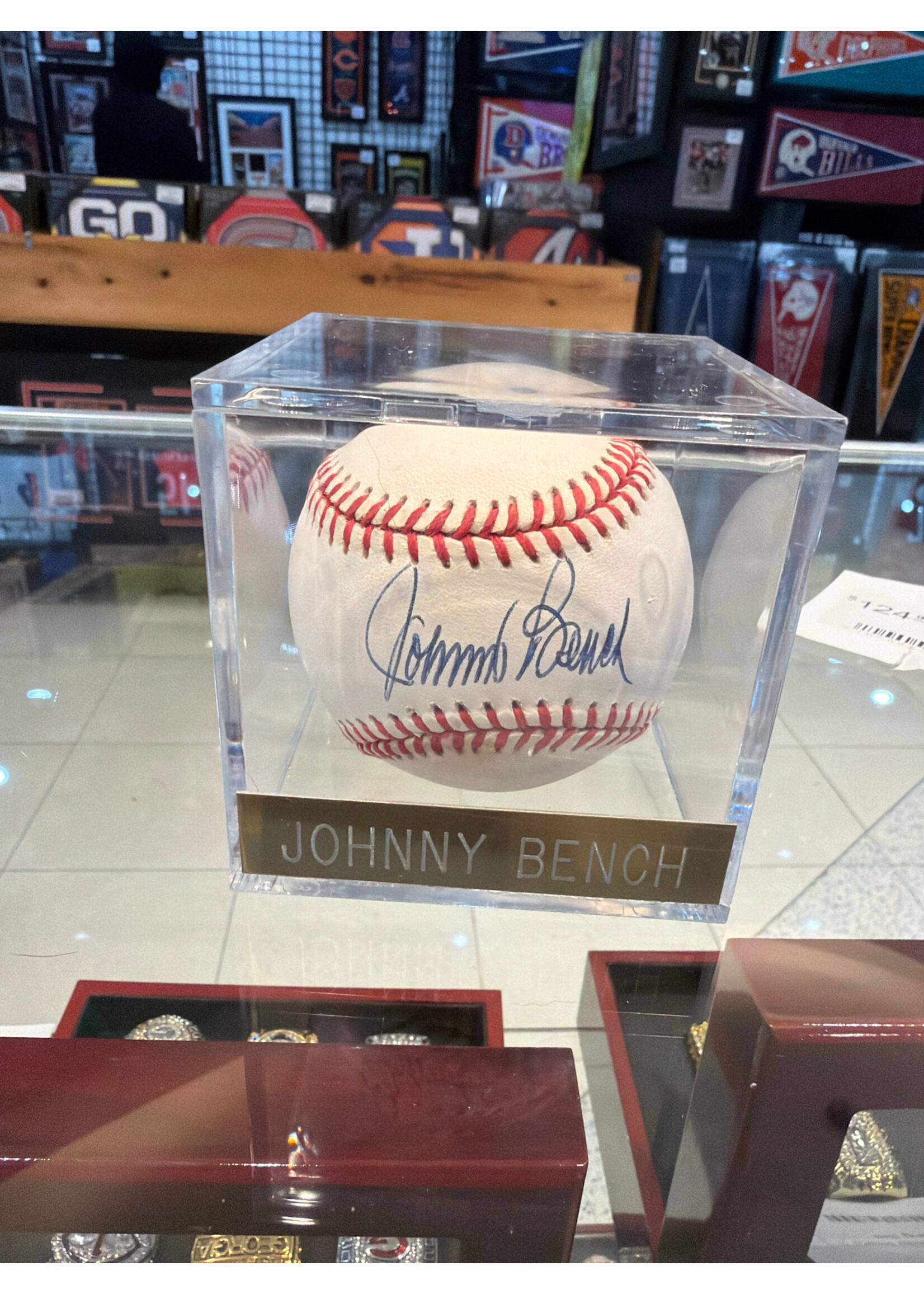 Balls/Bats/Gloves Johnny Bench Baseball