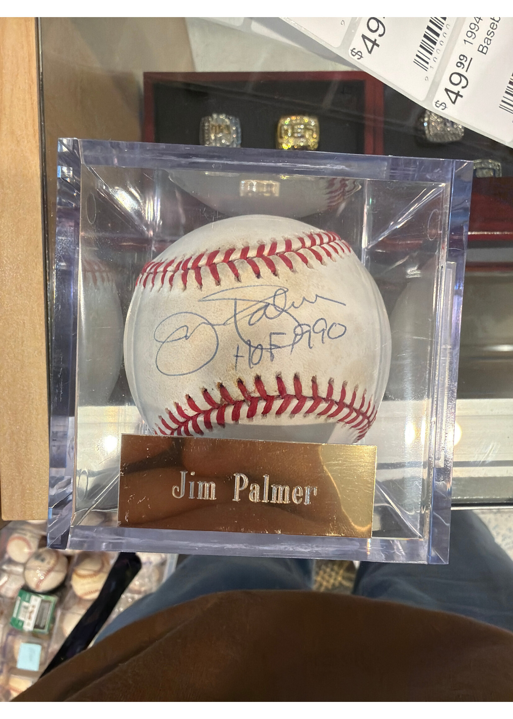 Balls/Bats/Gloves Jim Palmer Baseball
