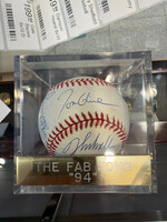 Balls/Bats/Gloves Glavine-Smoltz-Maddux-Avery Baseball