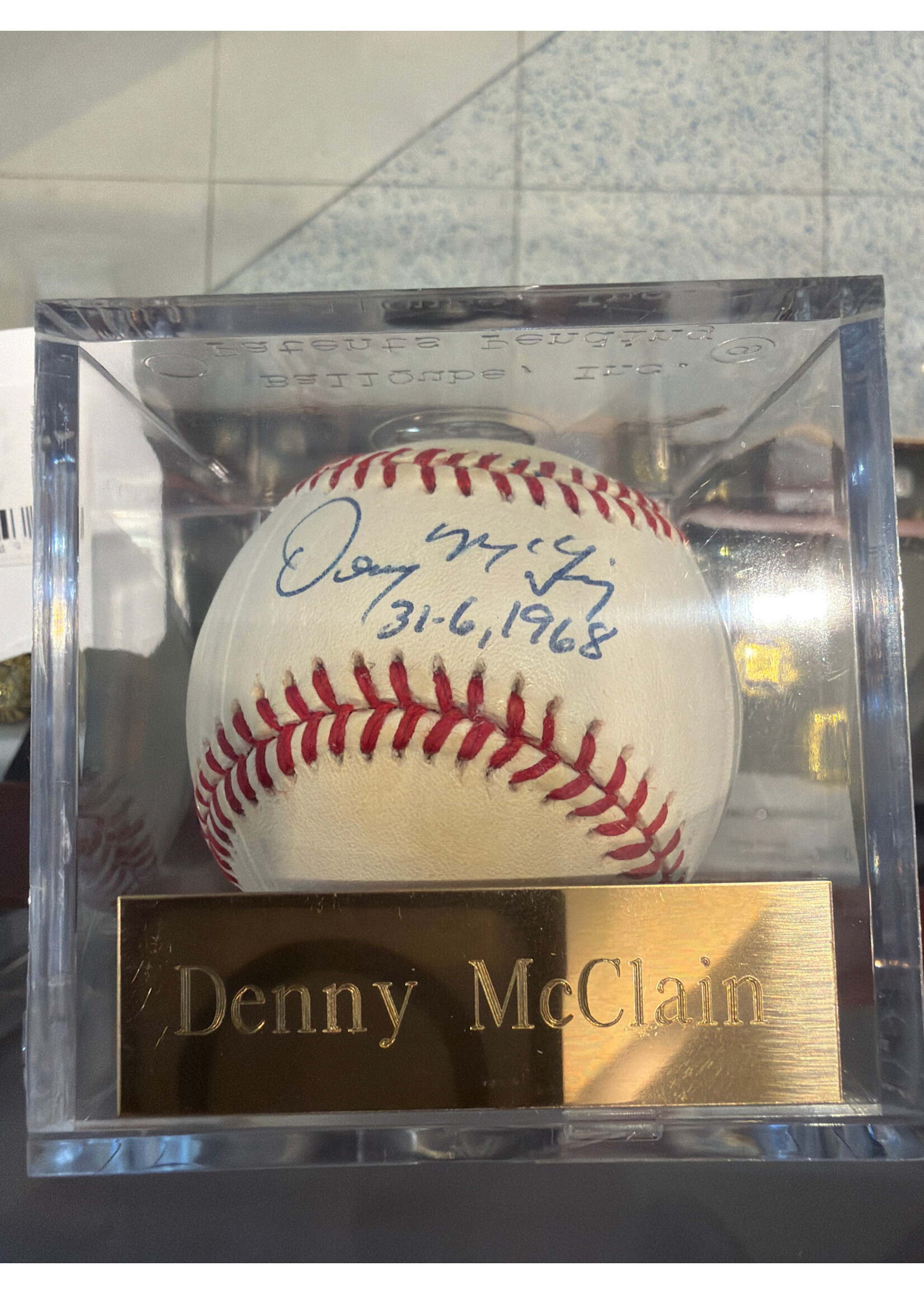 Denny McClain Baseball