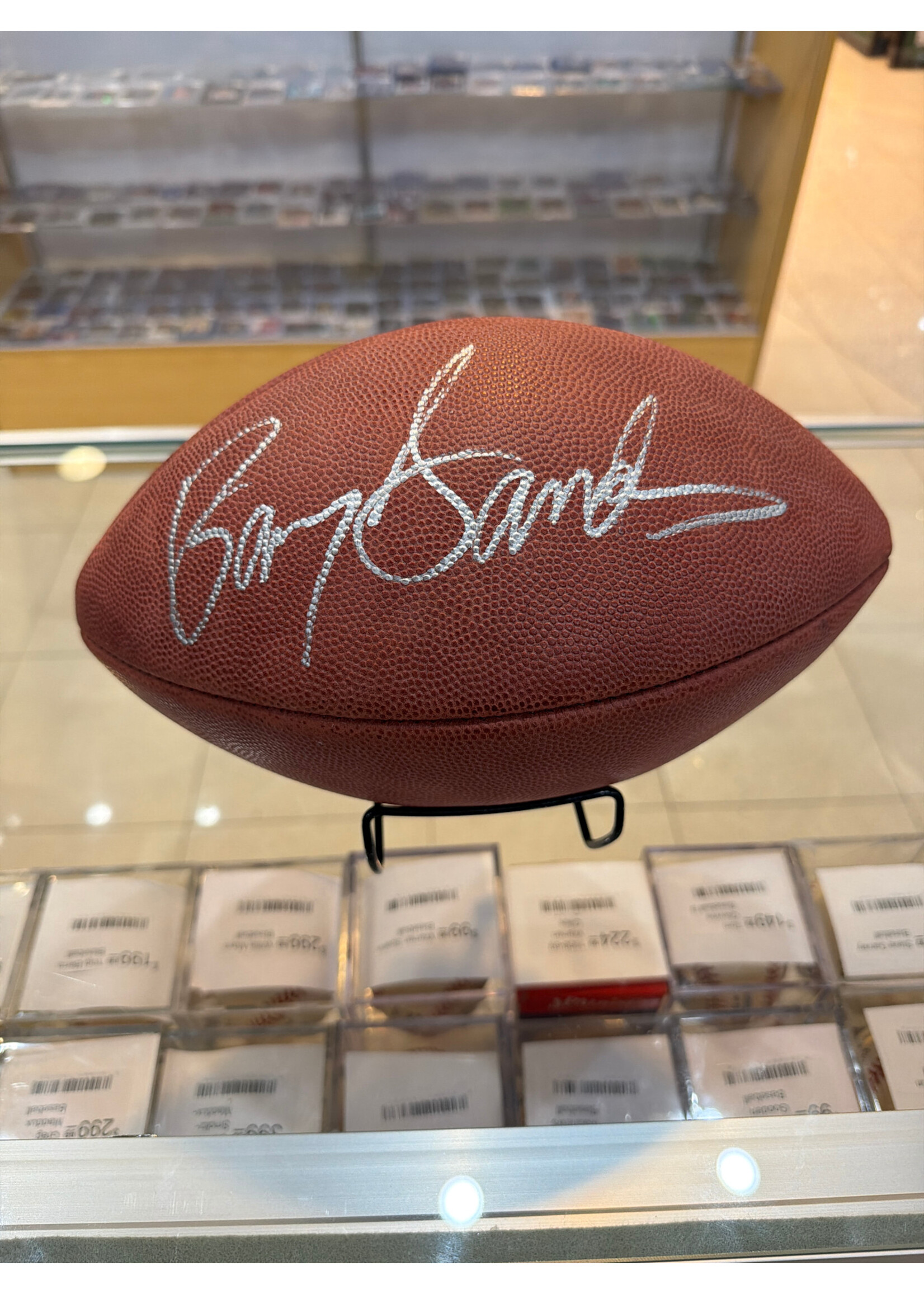 Balls/Bats/Gloves Barry Sanders Football