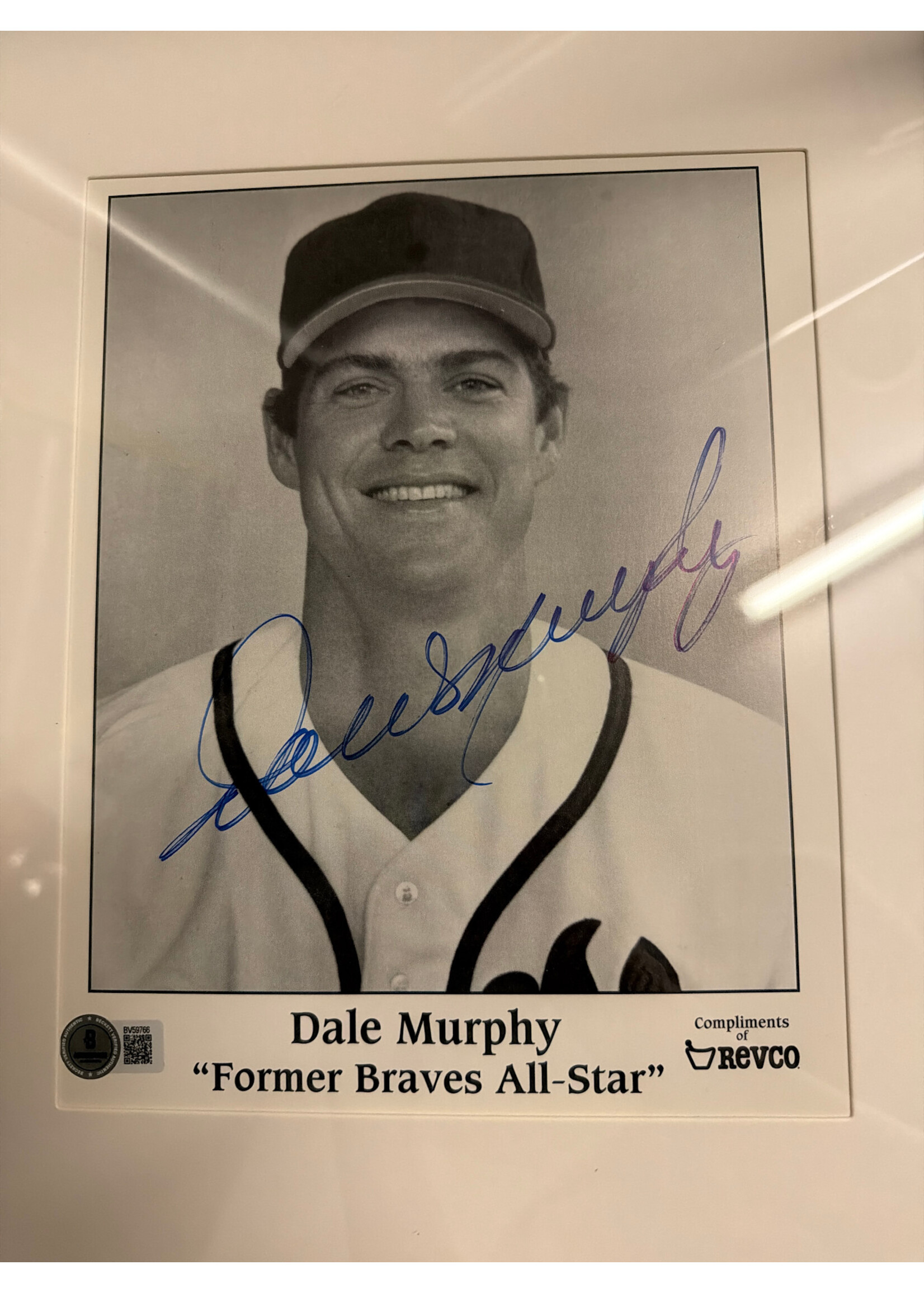 Dale Murphy 8x10 B