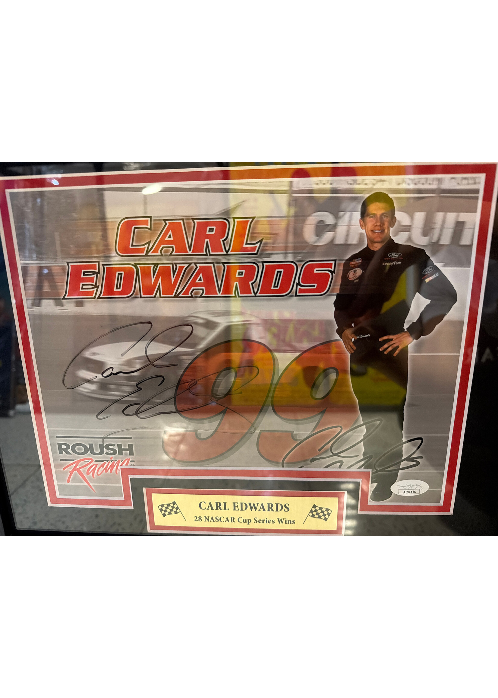Picture Carl Edwards 8x10 B