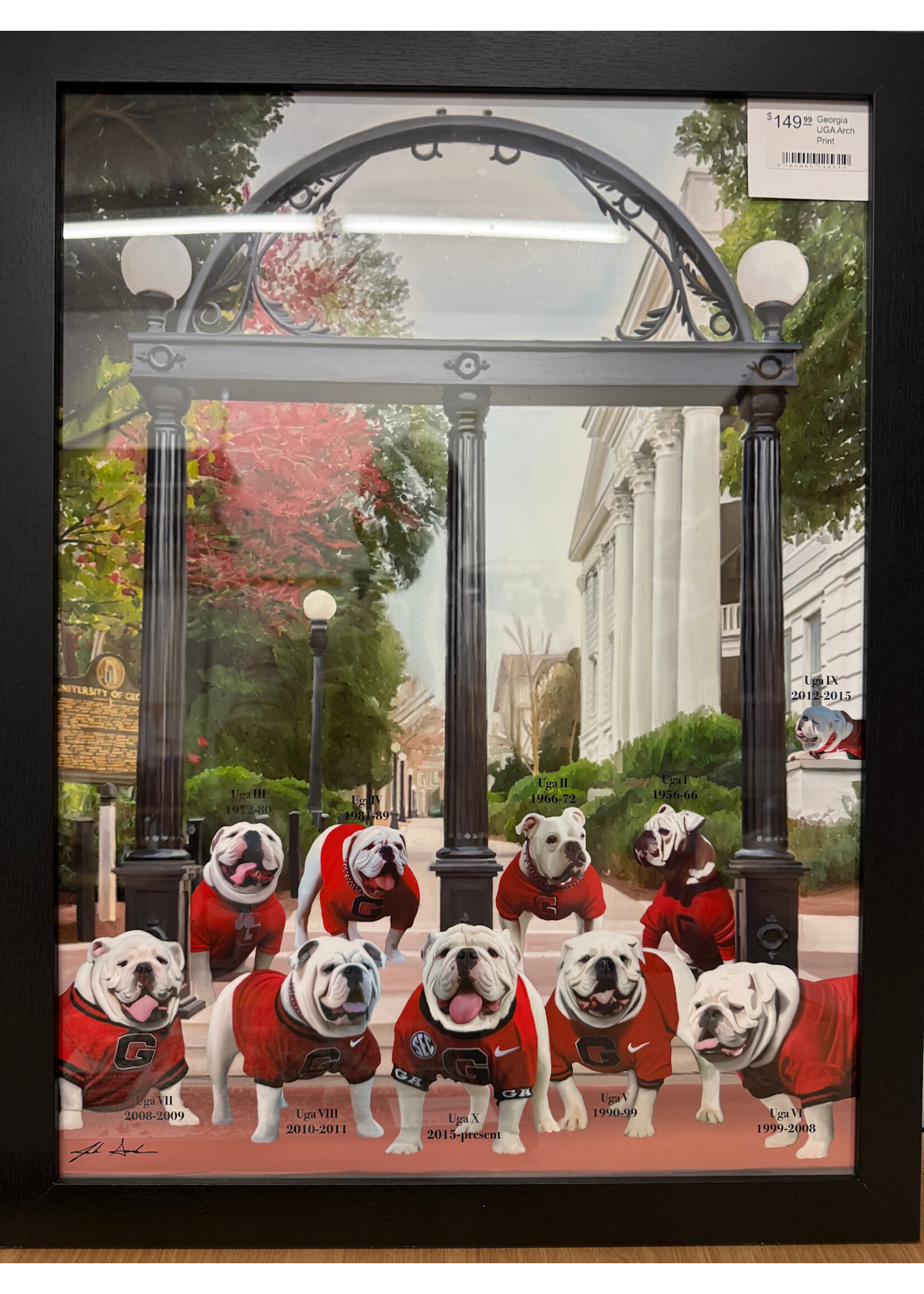 Georgia UGA Arch Print