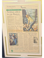 Picture 1986 Masters Newspaper