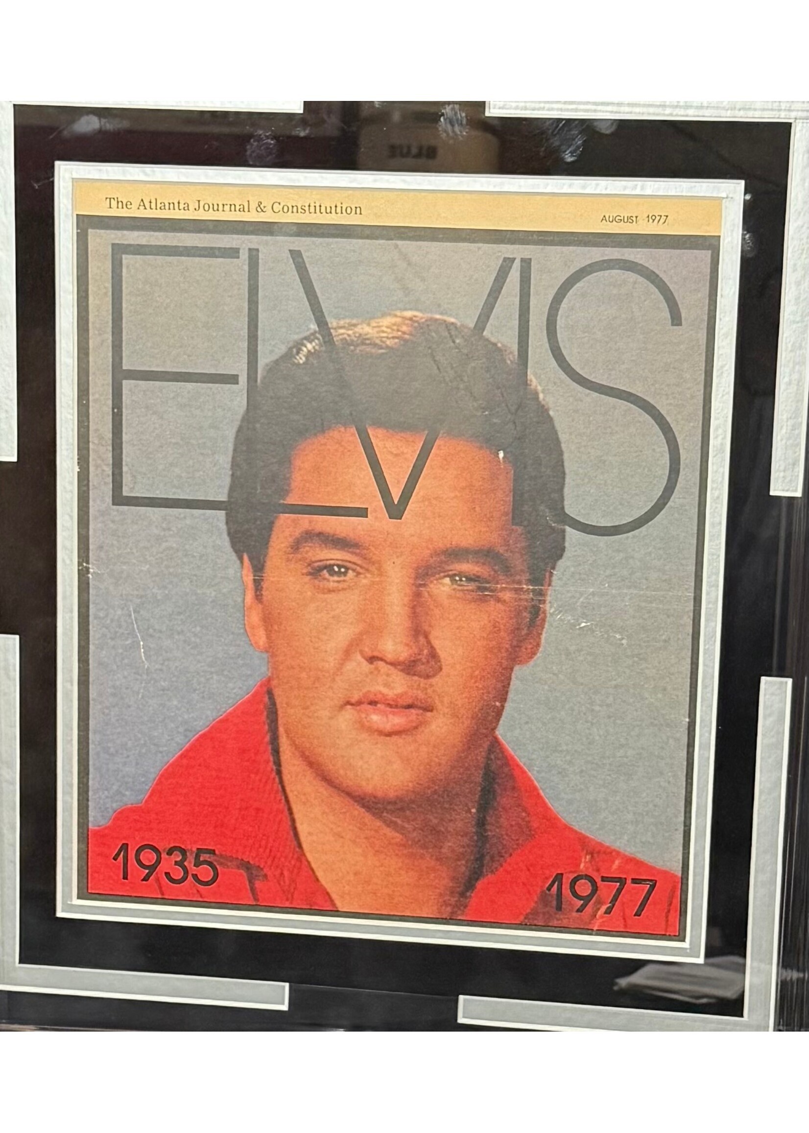 Picture 1977 Elvis Newspaper