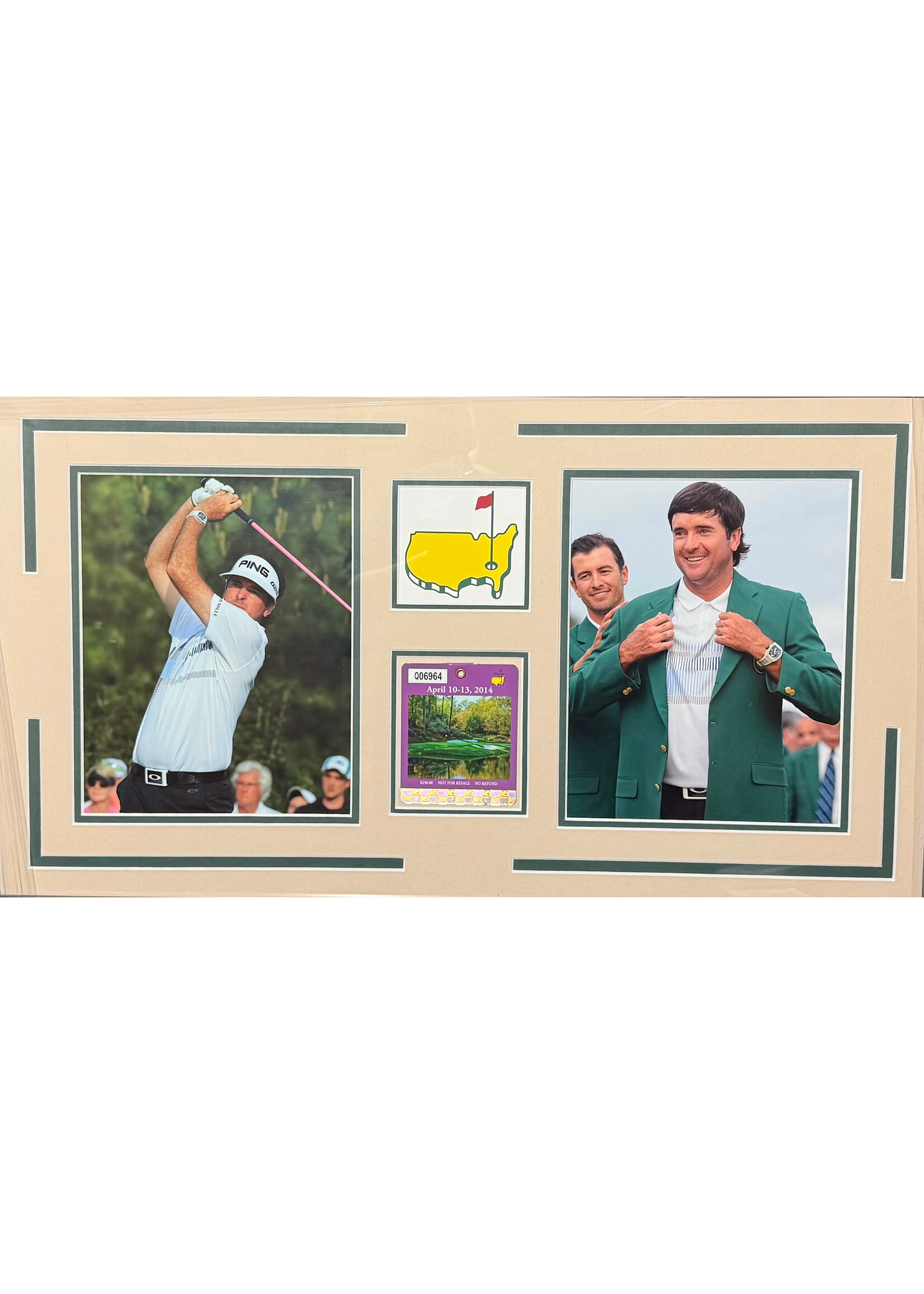 Picture 2014 Masters Pass Bubba Watson Collage