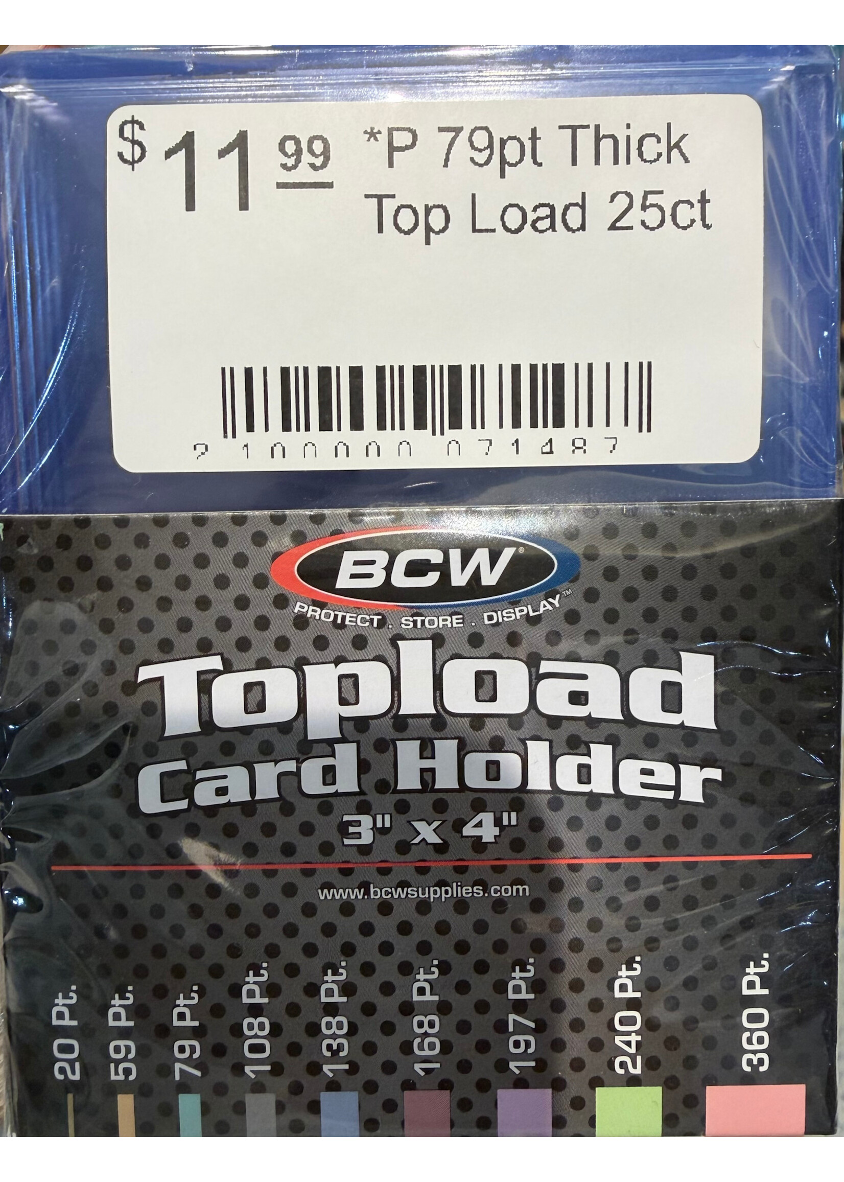 Supplies *P 79pt Thick Top Load 25ct