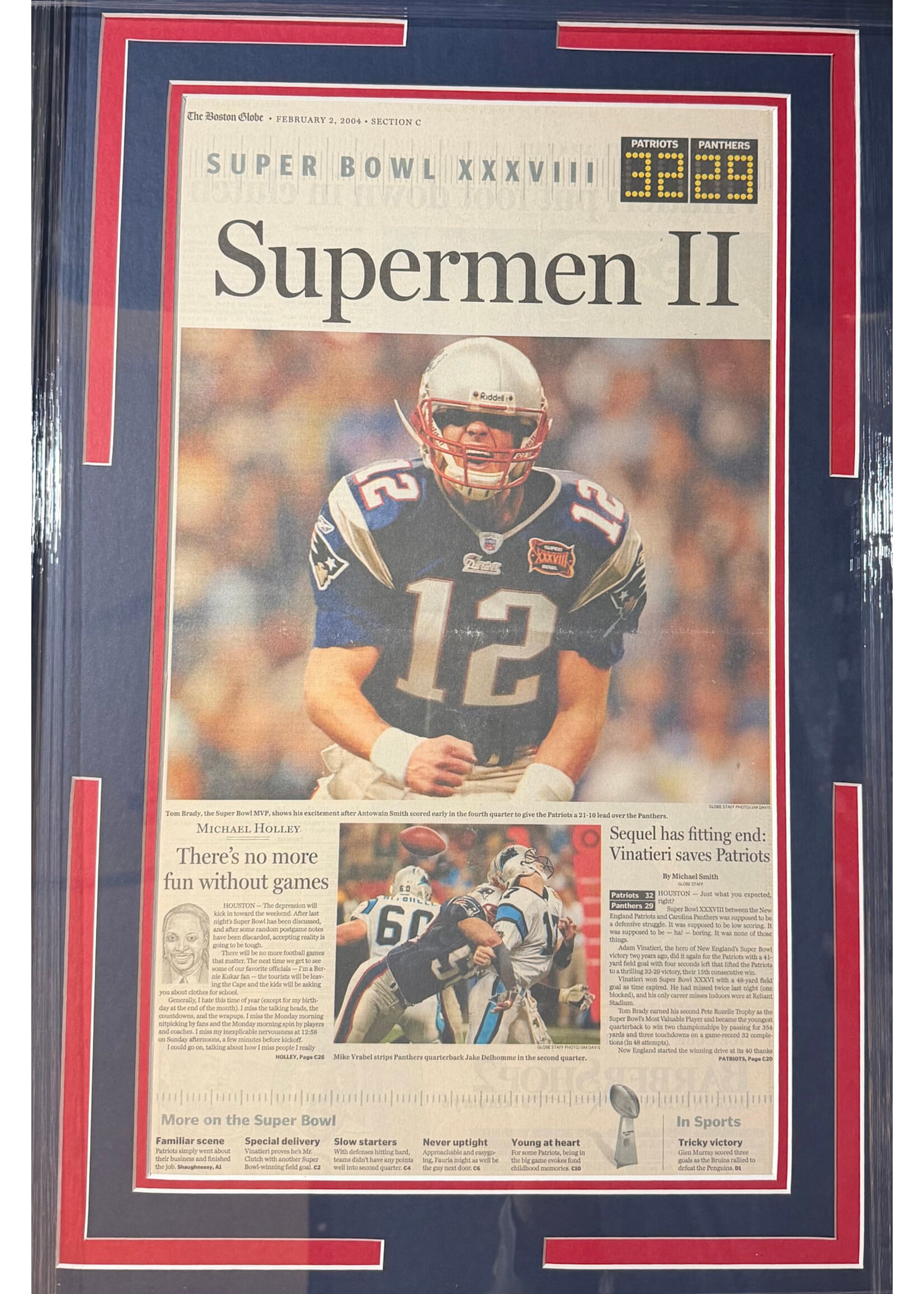 Picture Patriots Supermen II Newspaper