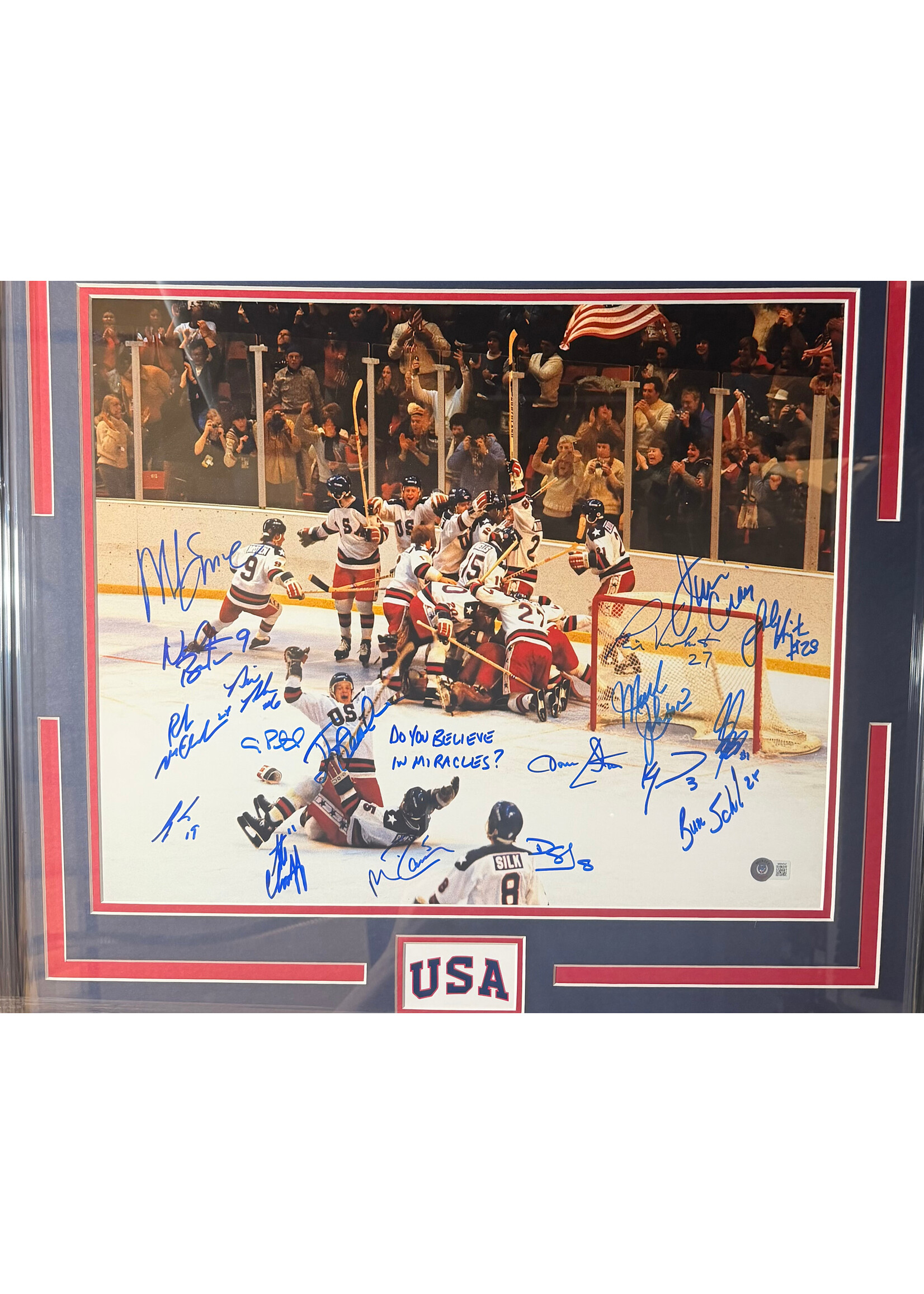 Picture Miracle on Ice 16x20 (18 sigs)