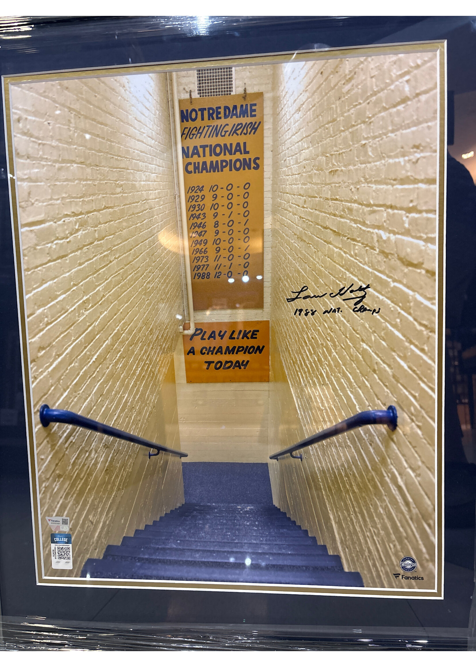 Picture Lou Holtz 16x20 B