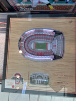 Picture Ohio State Stadium End Table