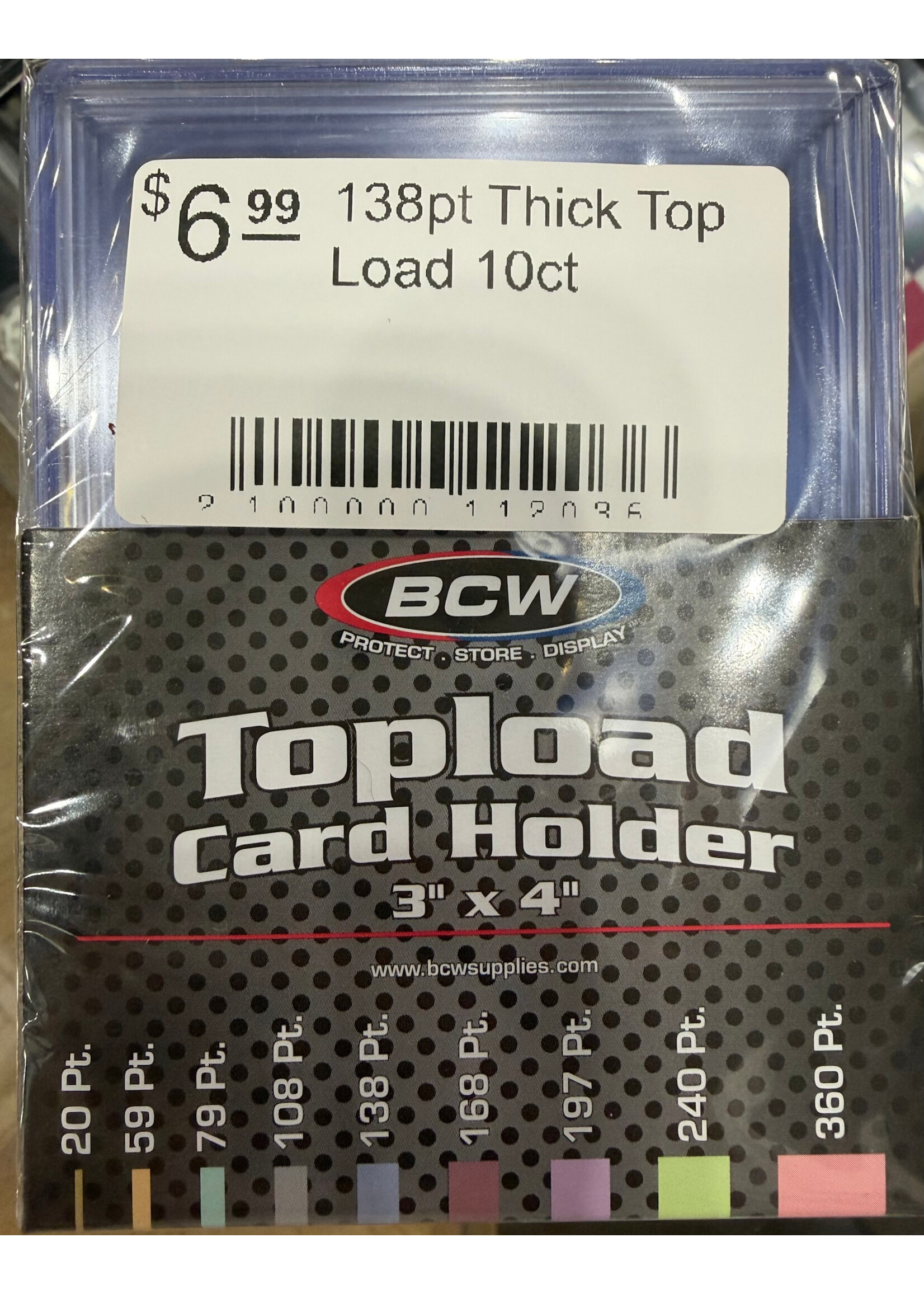 Supplies 138pt Thick Top Load 10ct