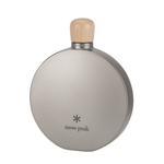 Snow Peak Round Titanium Flask in 150 mL