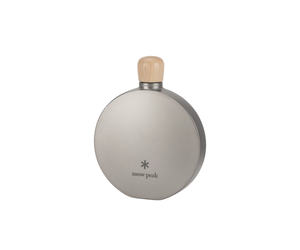 Snow Peak Round Titanium Flask in 150 mL