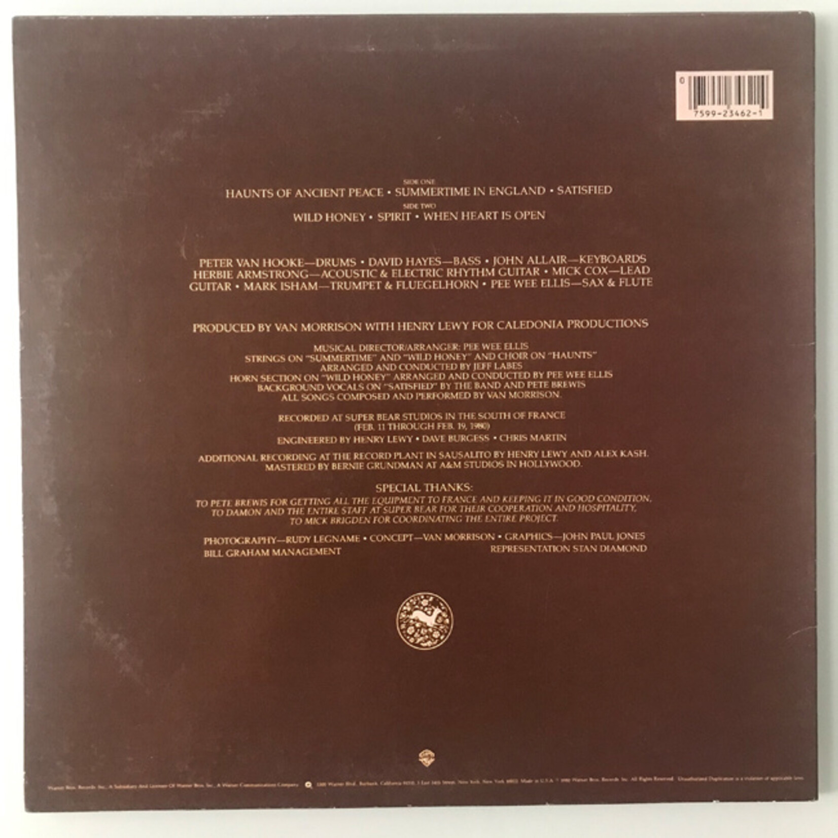 Van Morrison - Common One - Vinyl LP (USED)