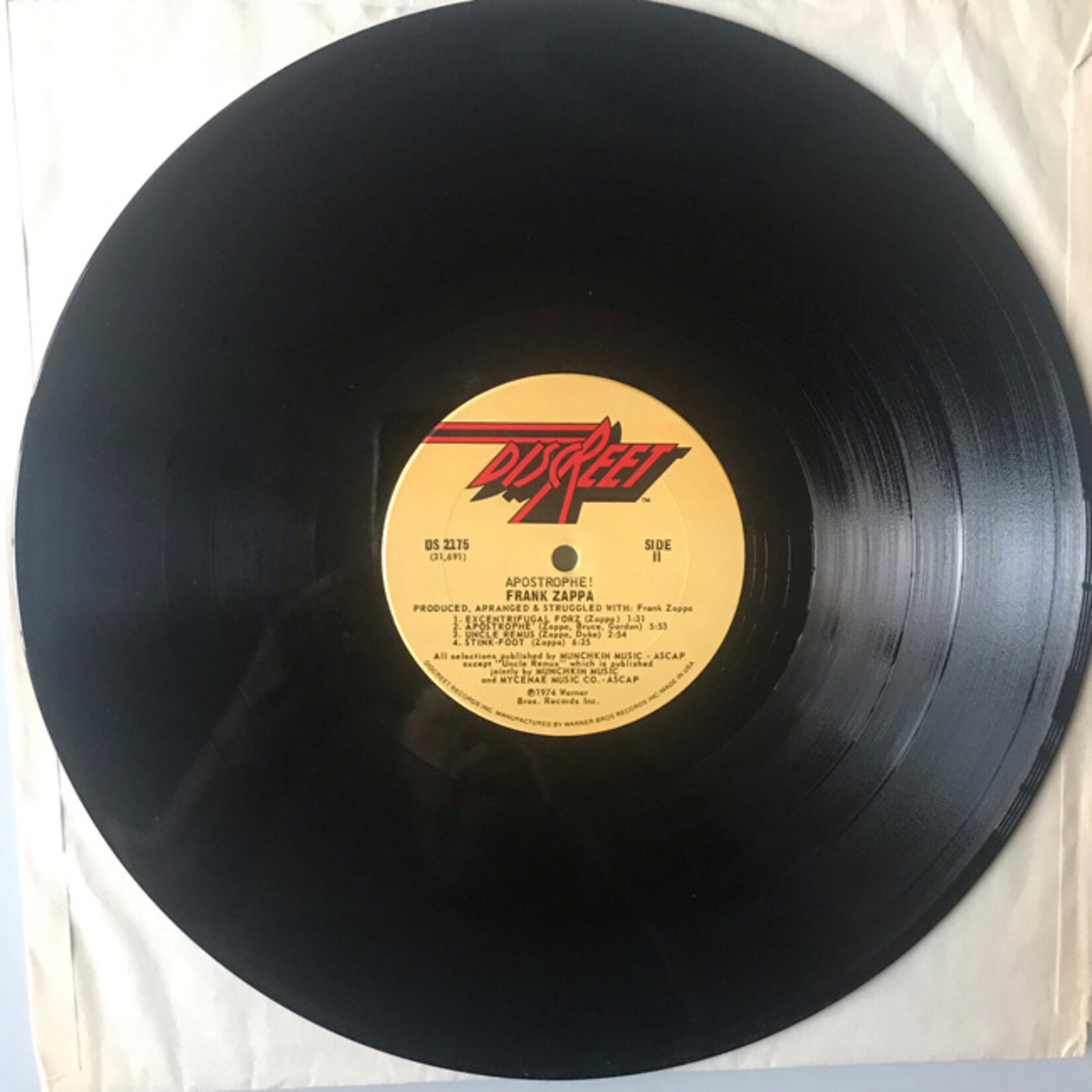 Frank Zappa - Apostrophe (') - Vinyl LP (USED)
