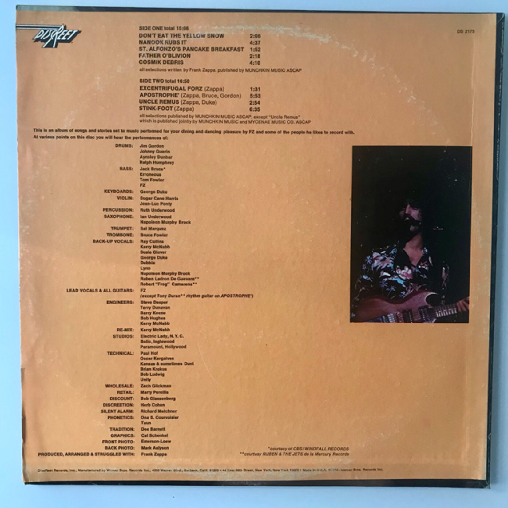 Frank Zappa - Apostrophe (') - Vinyl LP (USED)