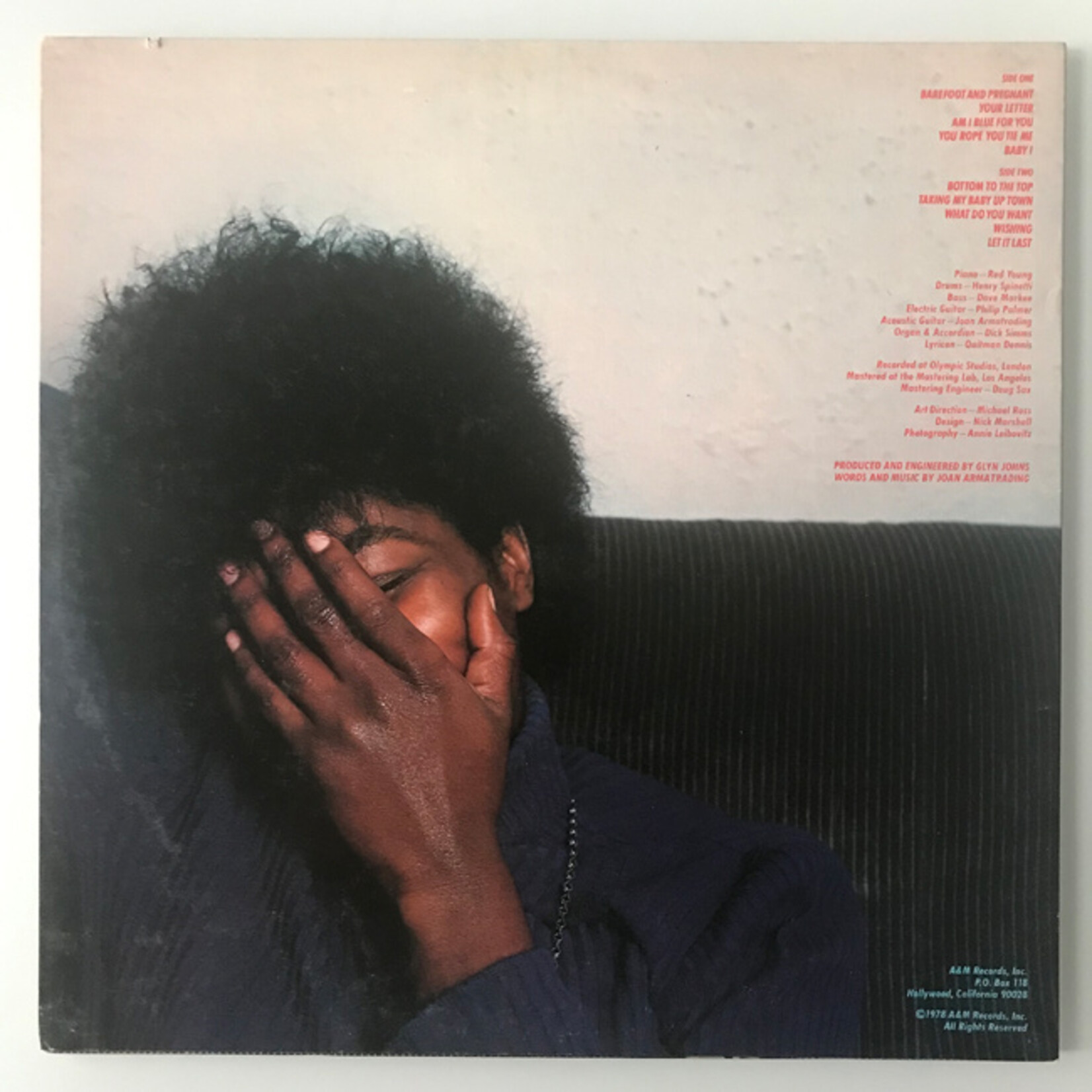 Joan Armatrading - To The Limit - Vinyl LP (USED)