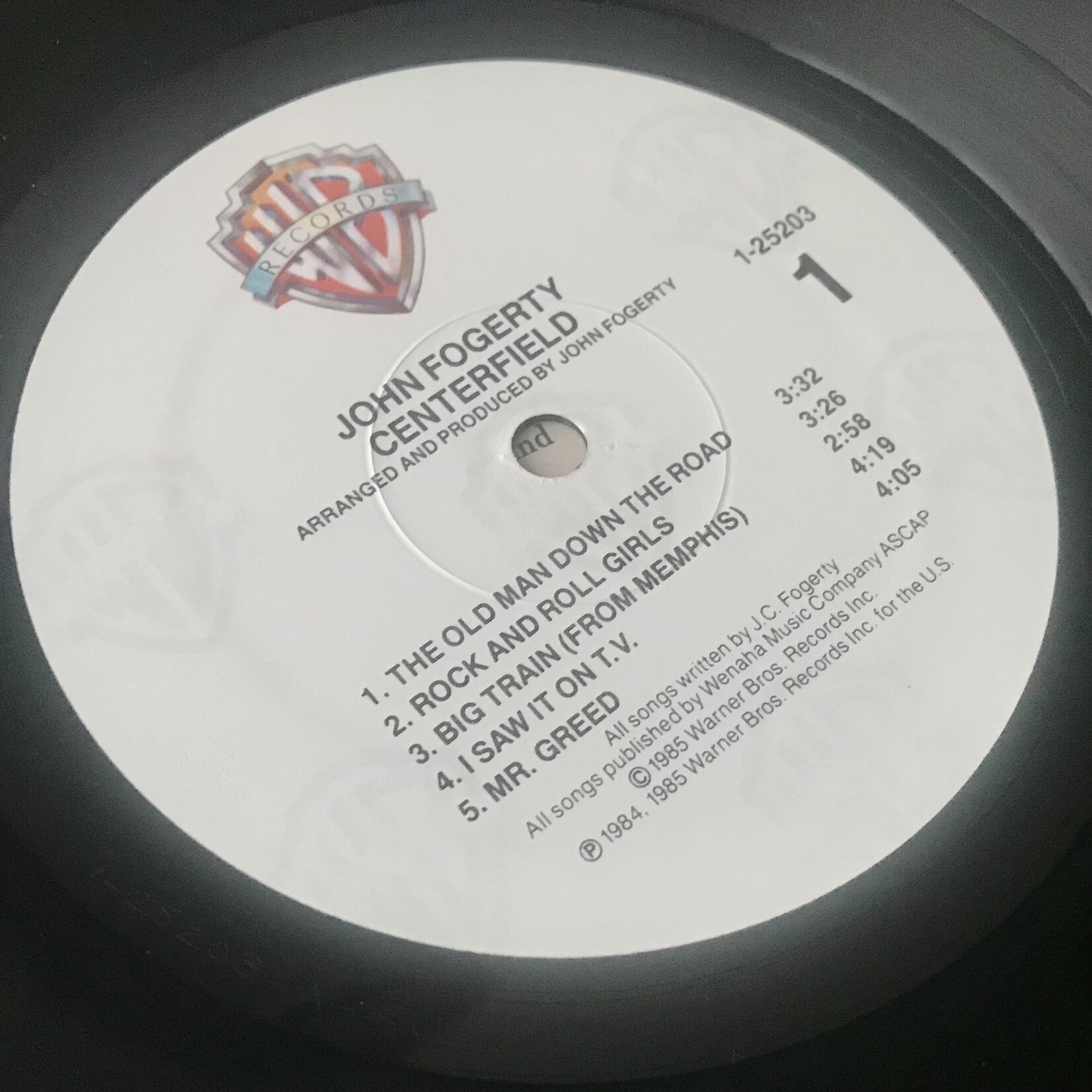 John Fogerty - Centerfield - 25203 - Vinyl LP (USED)