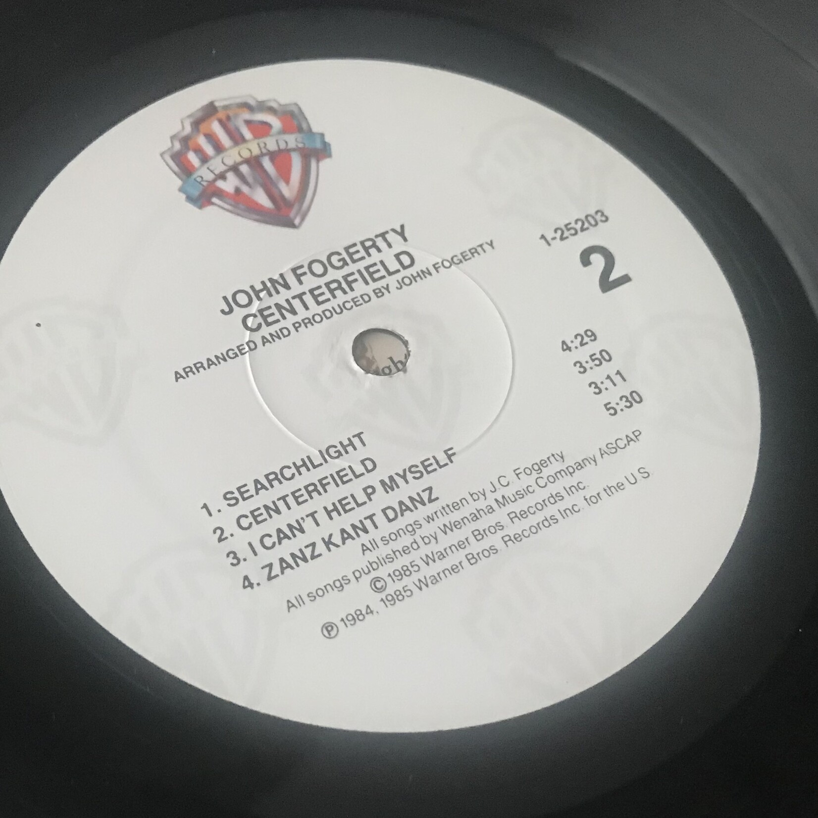 John Fogerty - Centerfield - 25203 - Vinyl LP (USED)