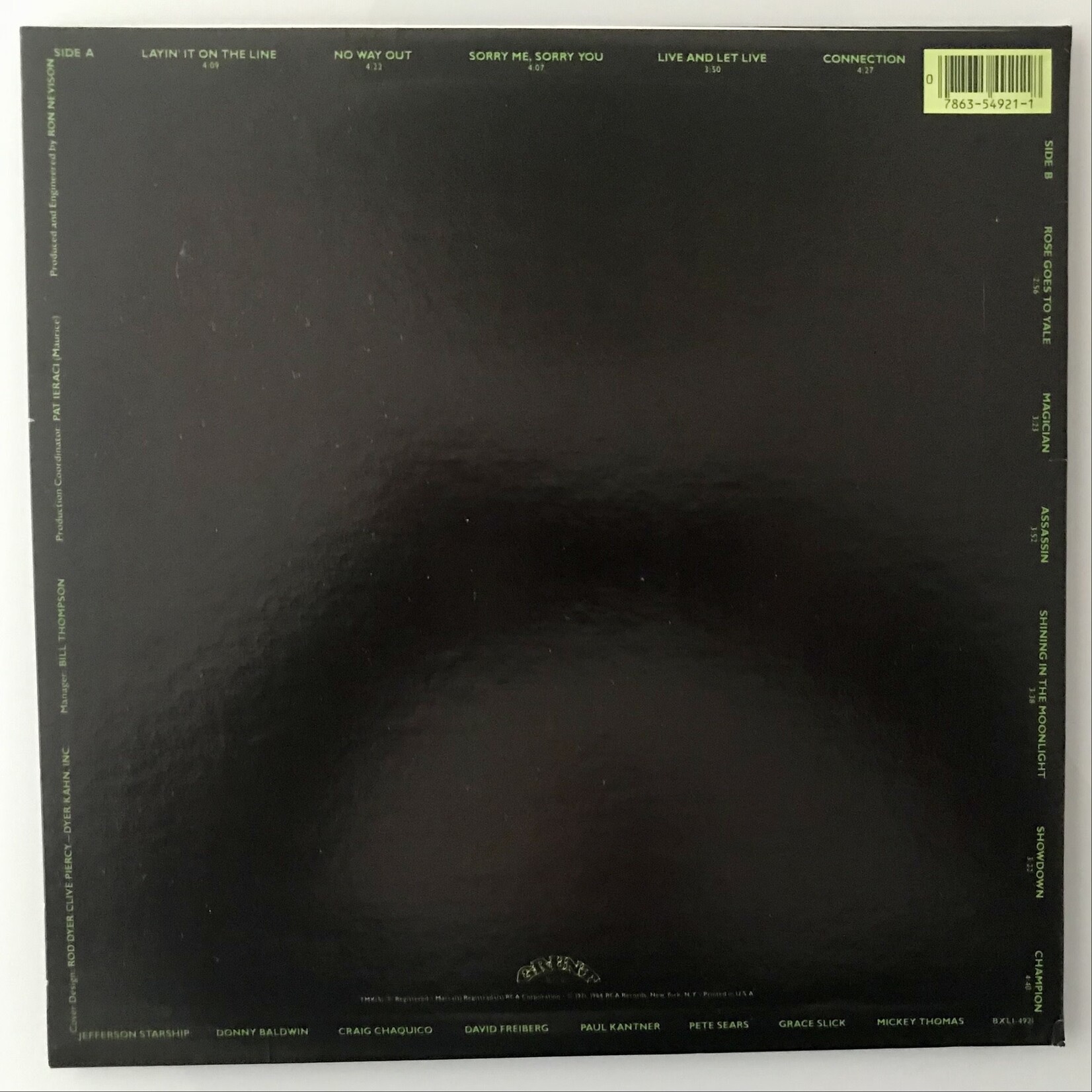 Jefferson Starship - Nuclear Furniture - Vinyl LP (USED)