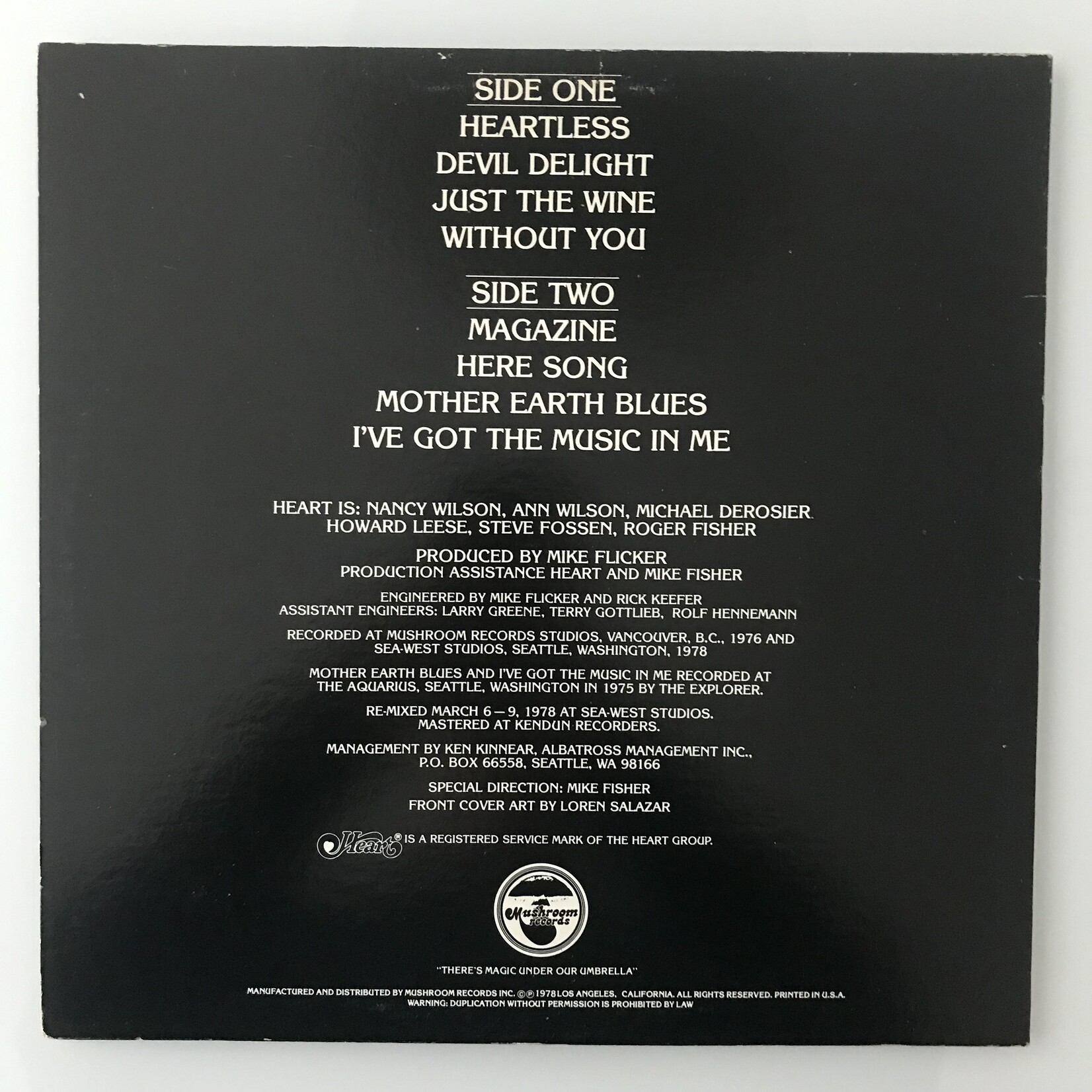 Heart - Magazine - Vinyl LP (USED)