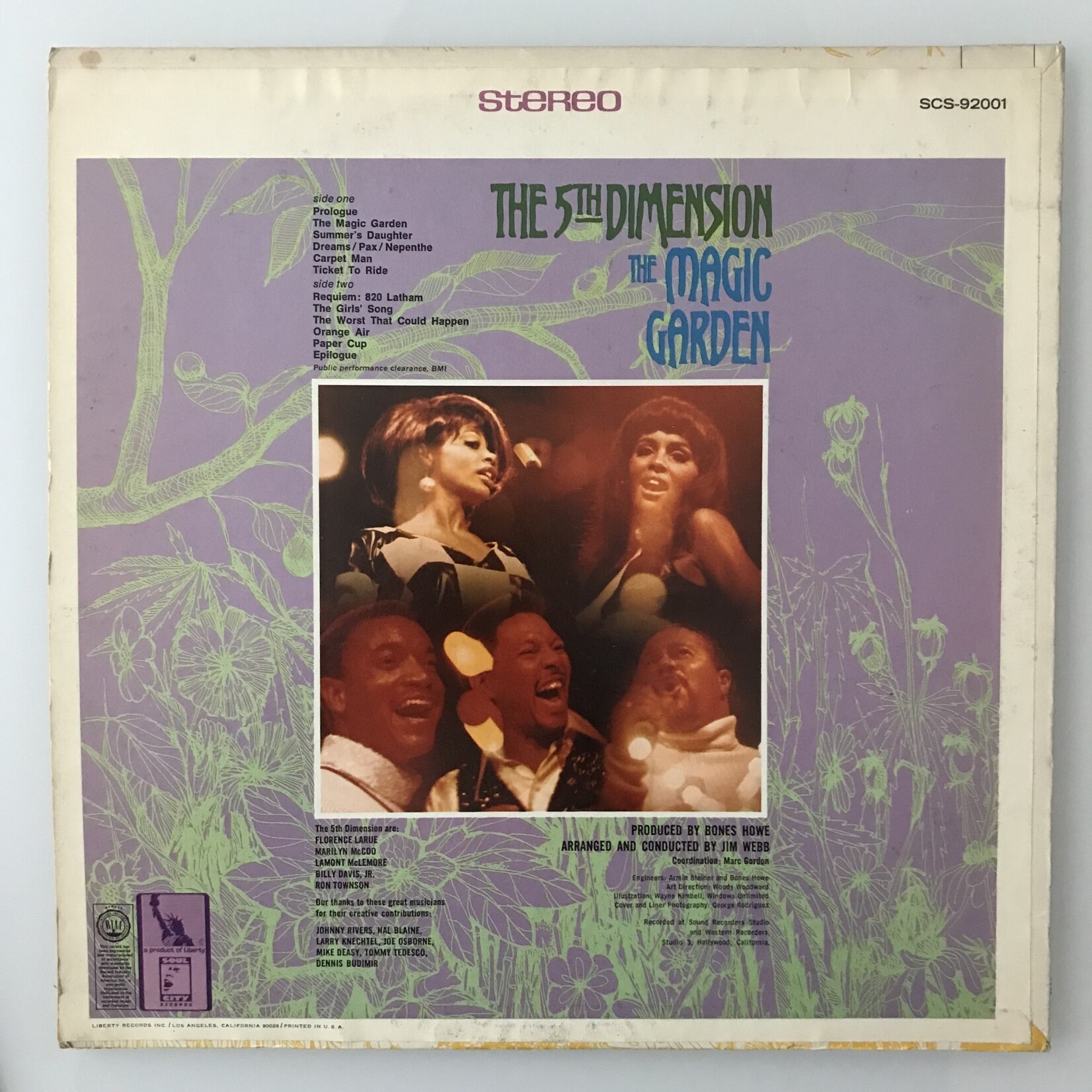 Fifth Dimension - The Magic Garden - Vinyl LP (USED)