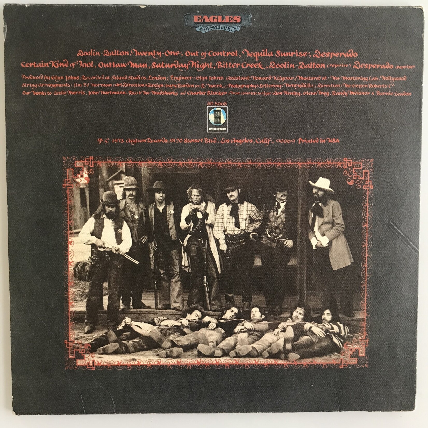 Eagles - Desperado - SD 5068 - Vinyl LP (USED)