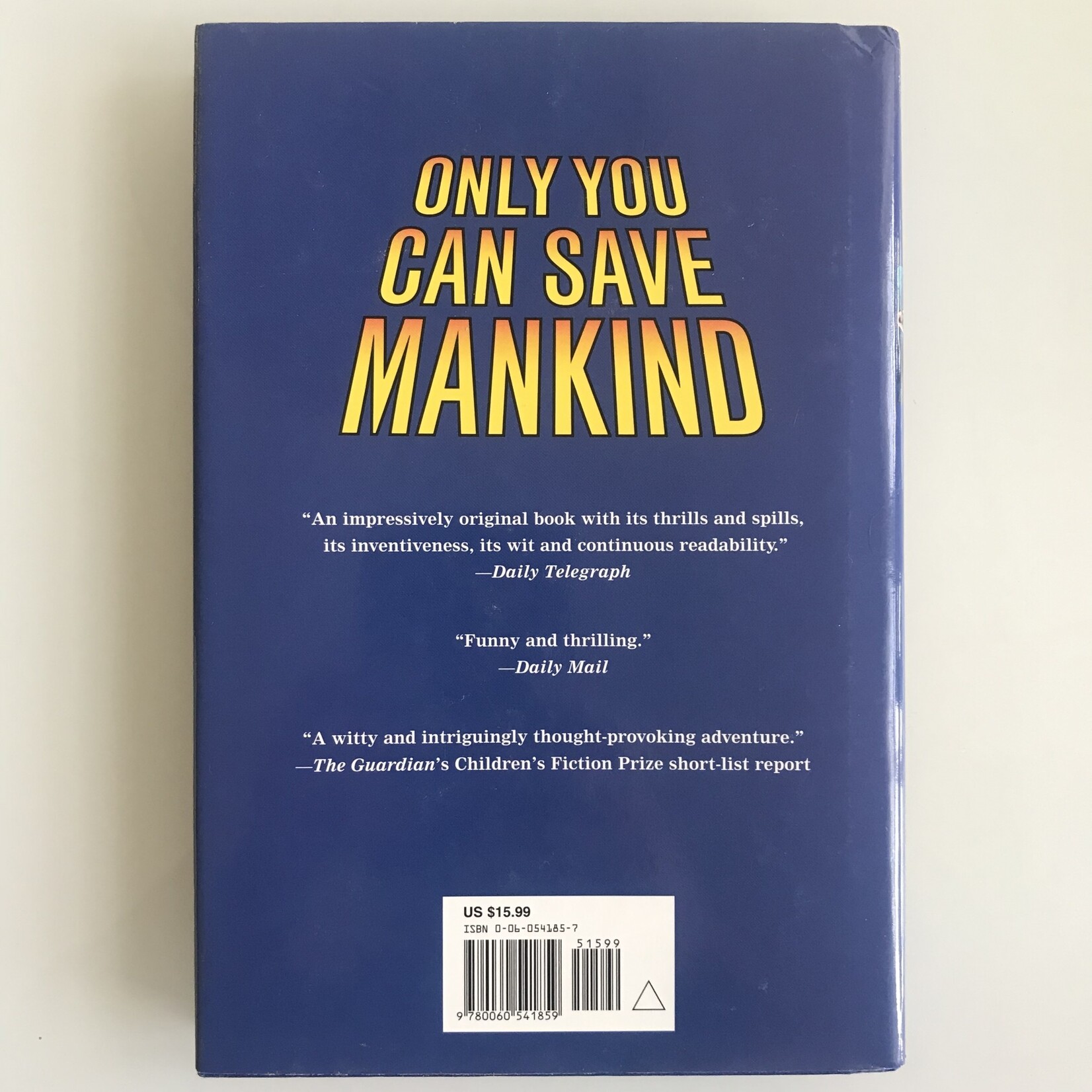 Terry Pratchett - Only You Can Save Mankind - Hardback (USED)