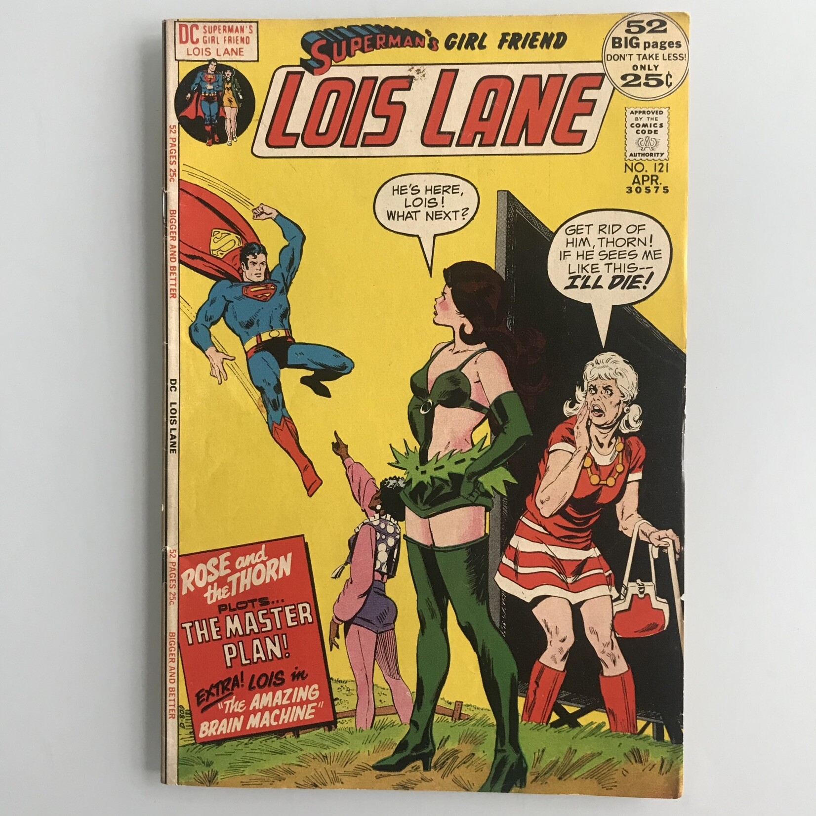 Superman - Superman's Girlfriend Lois Lane - #121 April 1972 - Comic Book (GOOD)