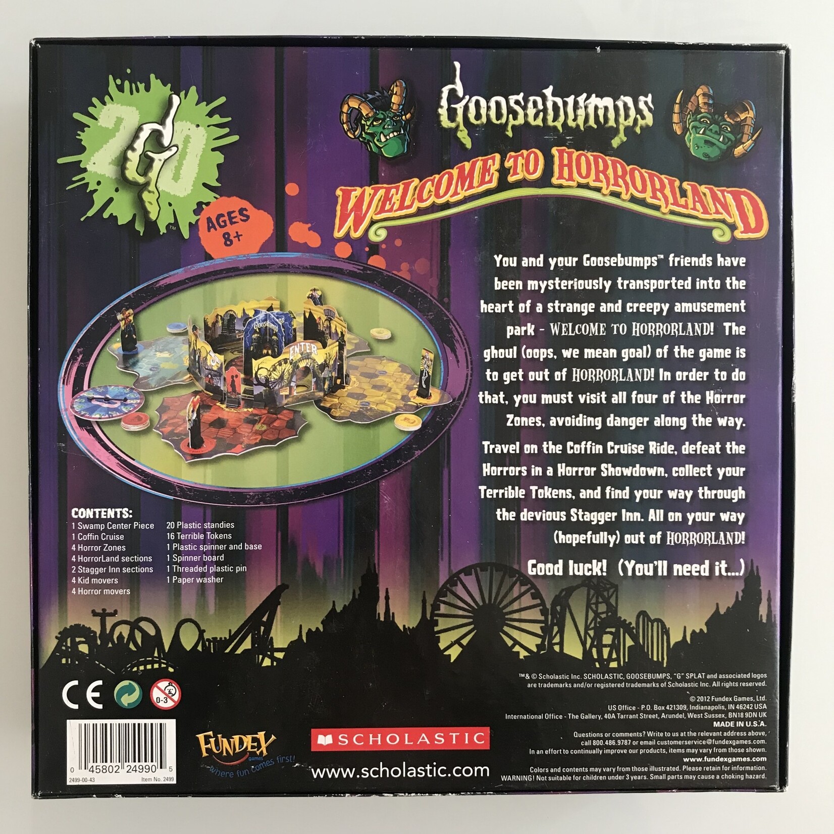R.L. Stine’s Goosebumps: Welcome To Horrorland - Board Game (USED)