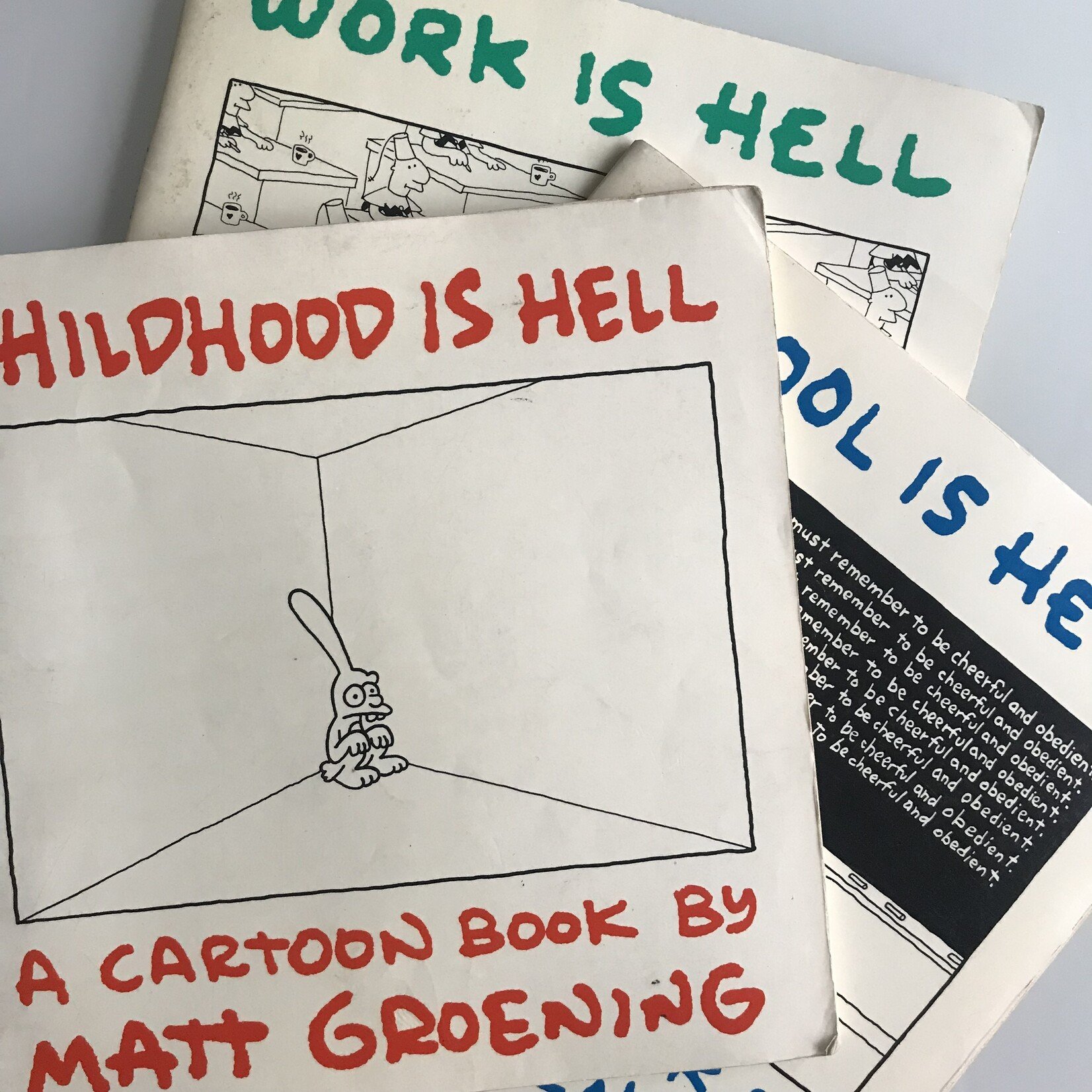 Matt Groening - Work Is Hell / School Is Hell / Childhood Is Hell - Paperback (USED)