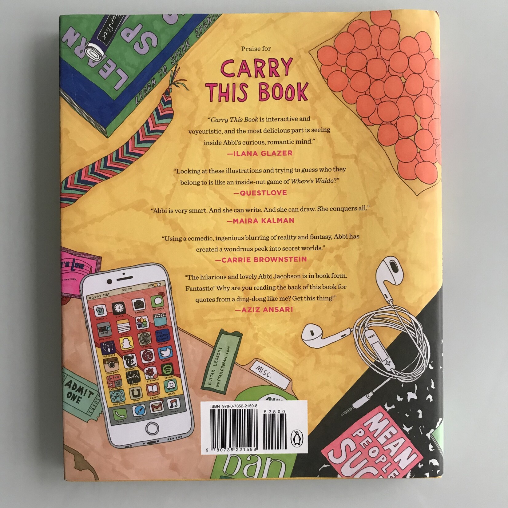 Abbi Jacobson - Carry This Book - Hardback (USED)