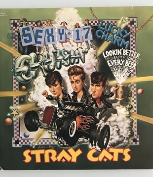 Stray Cats - Sexy + 17 / Lucky Charm / Cruisin' / Lookin' Better Every Beer - Vinyl 45 (USED)