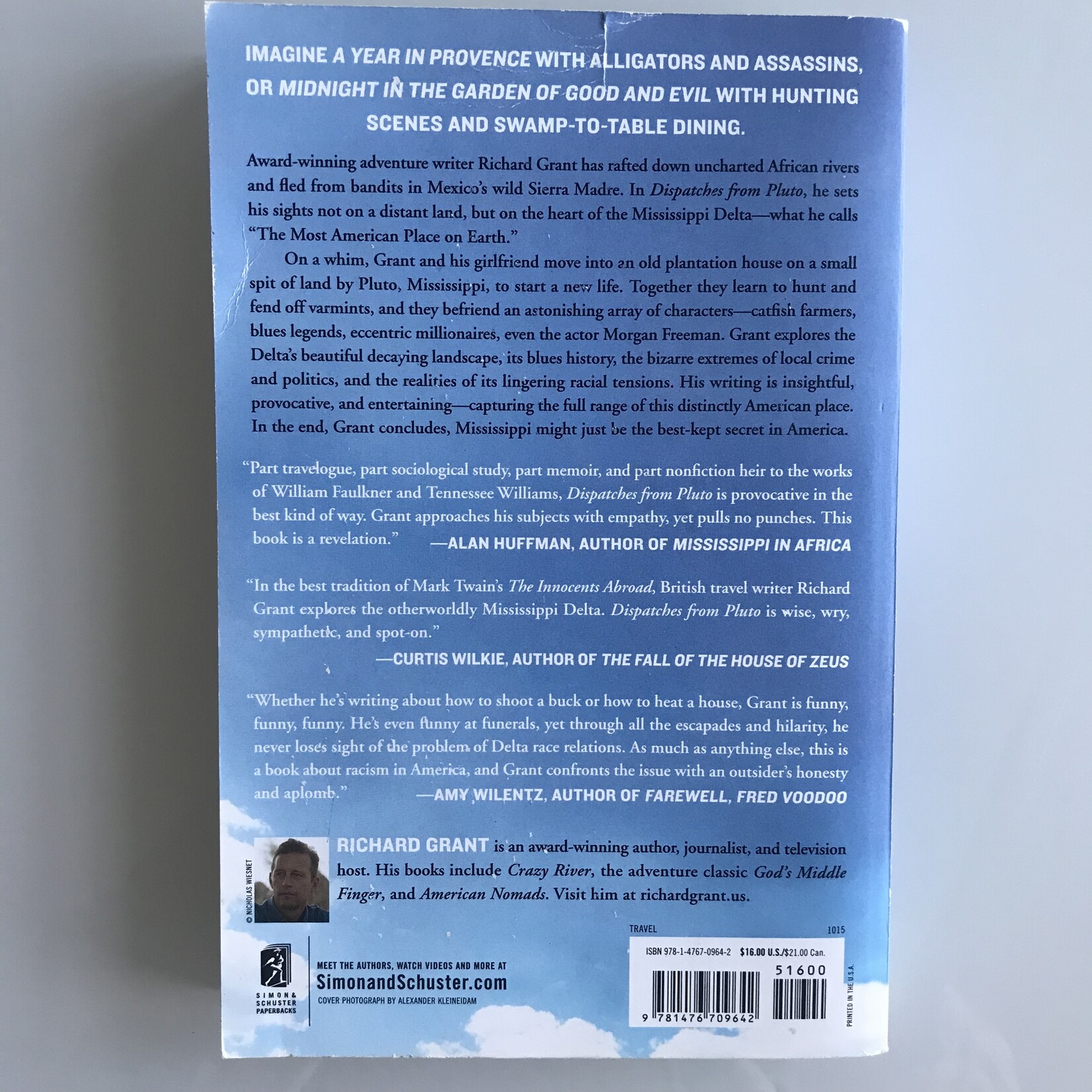 Richard Grant - Dispatches From Pluto: Lost and Found in the Mississippi Delta Grant - Paperback (USED)