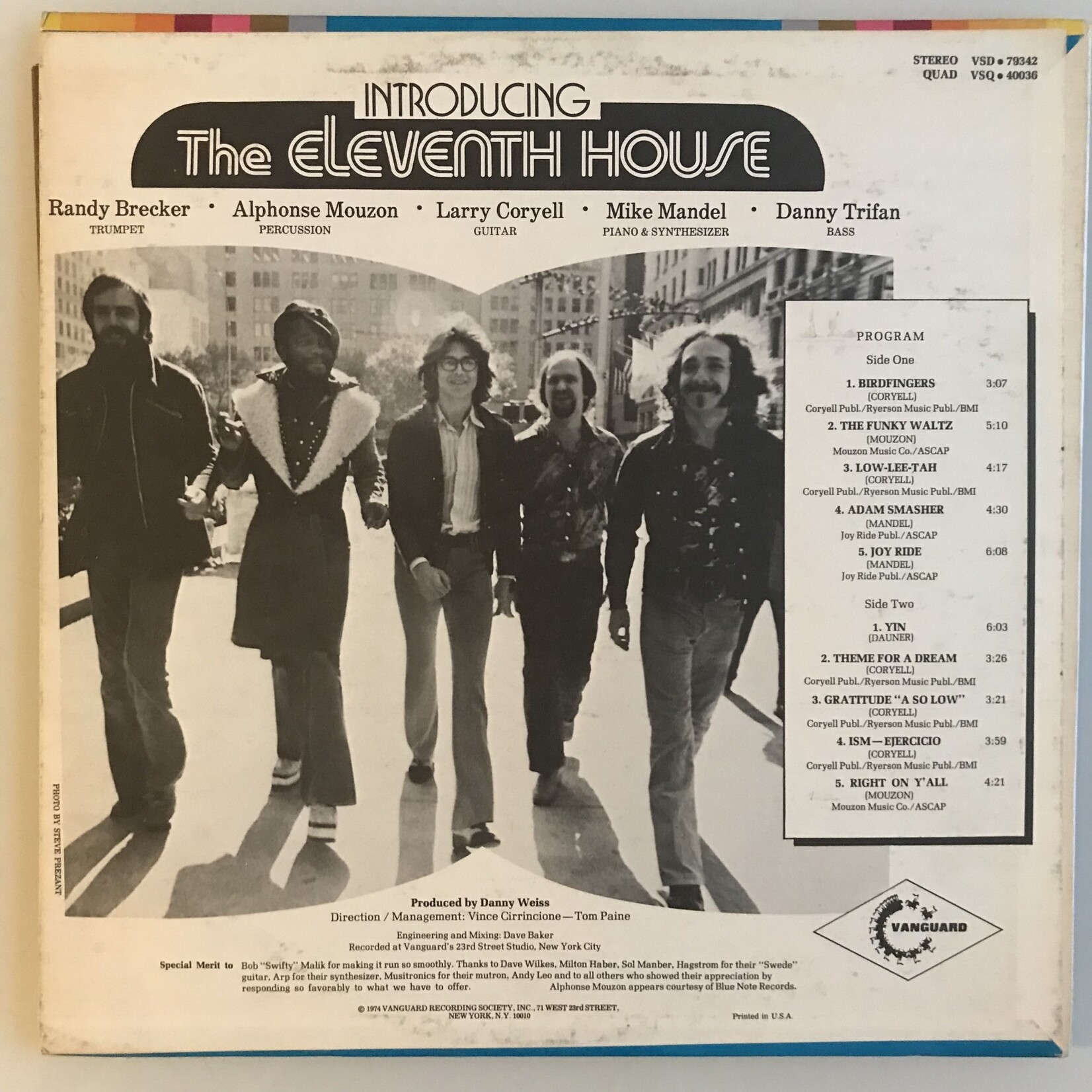 Eleventh House with Larry Coryell - Introducing - Vinyl LP (USED)