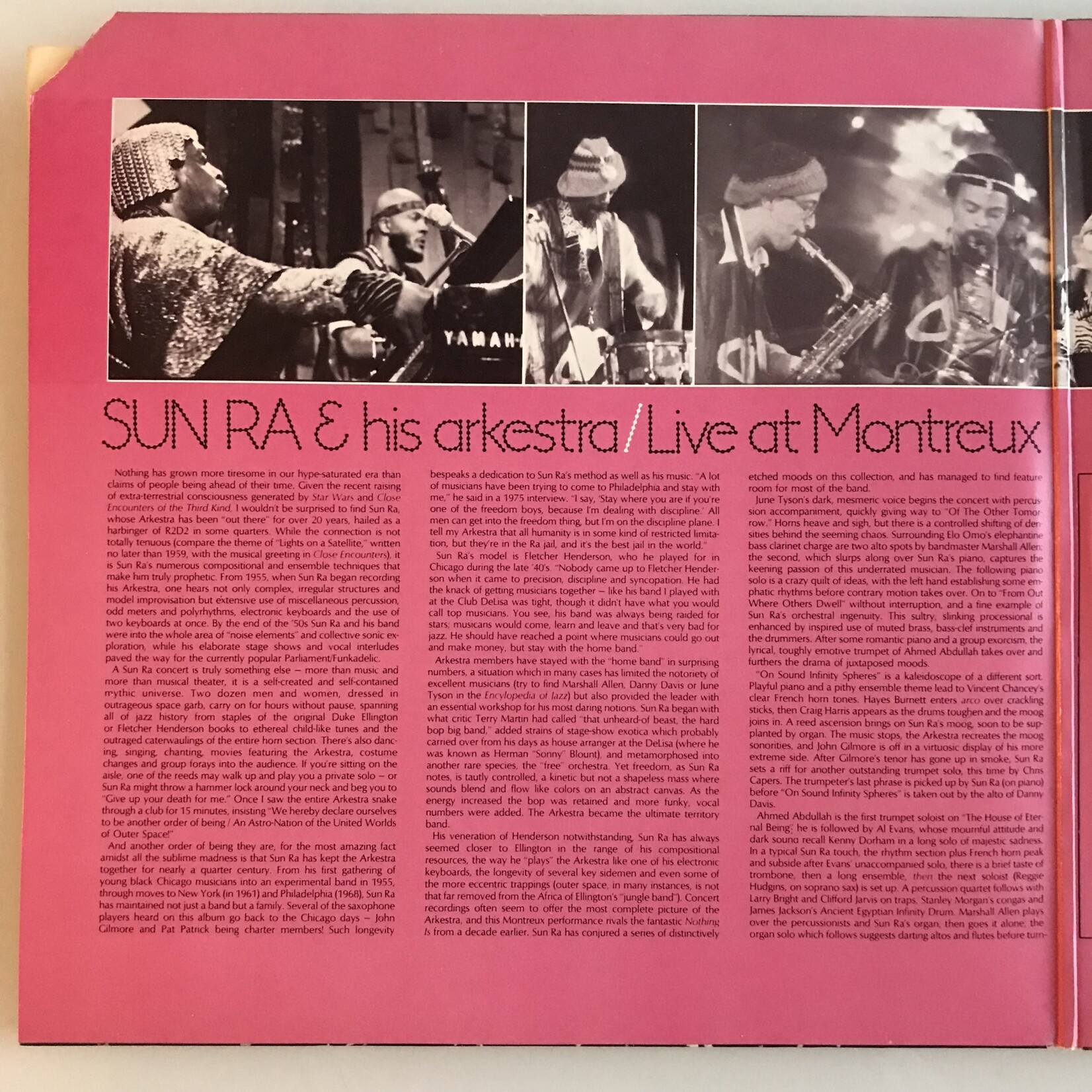 Sun Ra And His Arkestra - Live At Montreux  - Vinyl LP (USED)