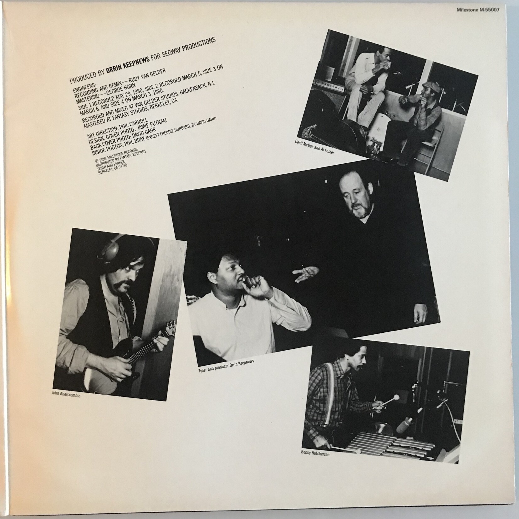 McCoy Tyner Quartets - 4x4 - M55007 - Vinyl LP (USED)