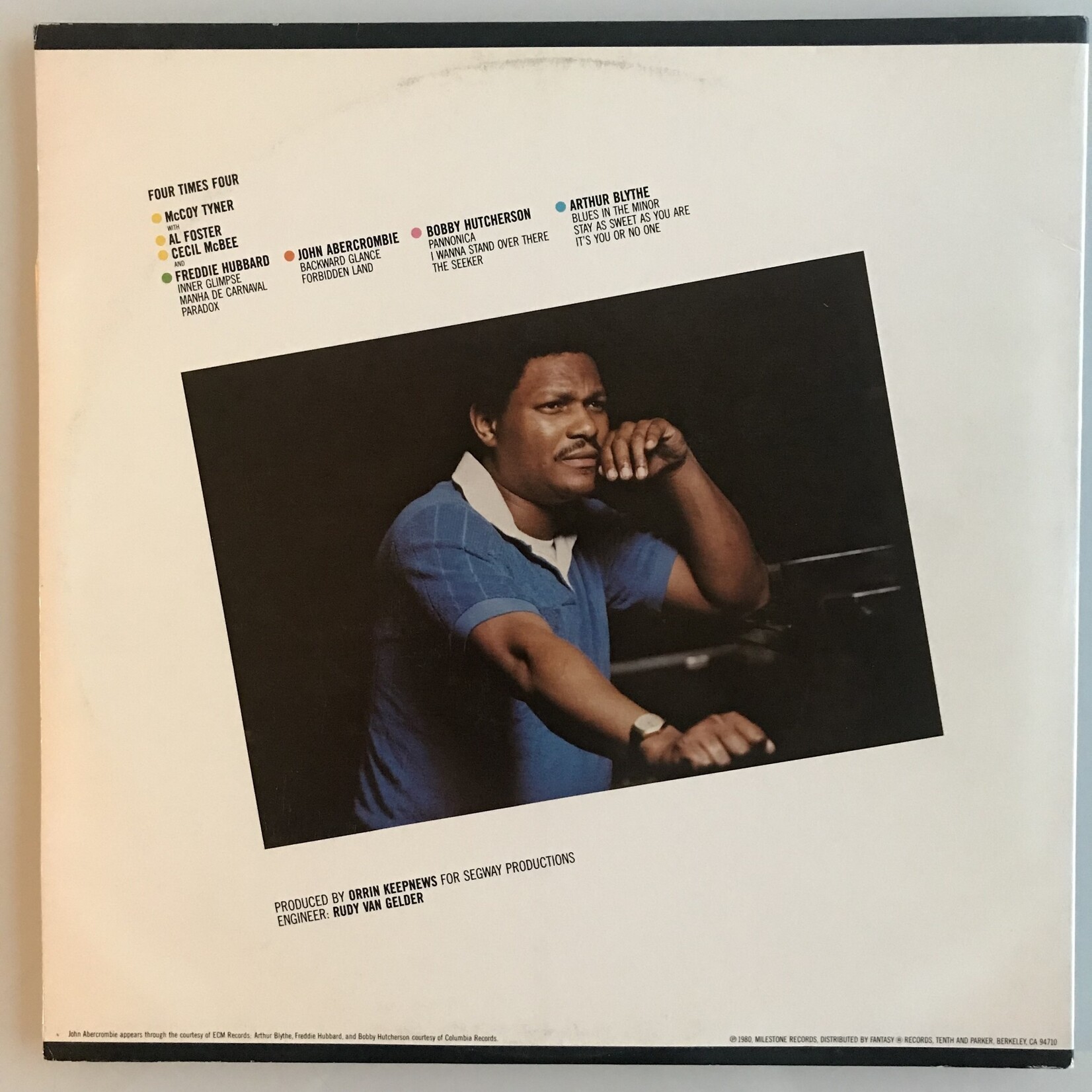 McCoy Tyner Quartets - 4x4 - M55007 - Vinyl LP (USED)