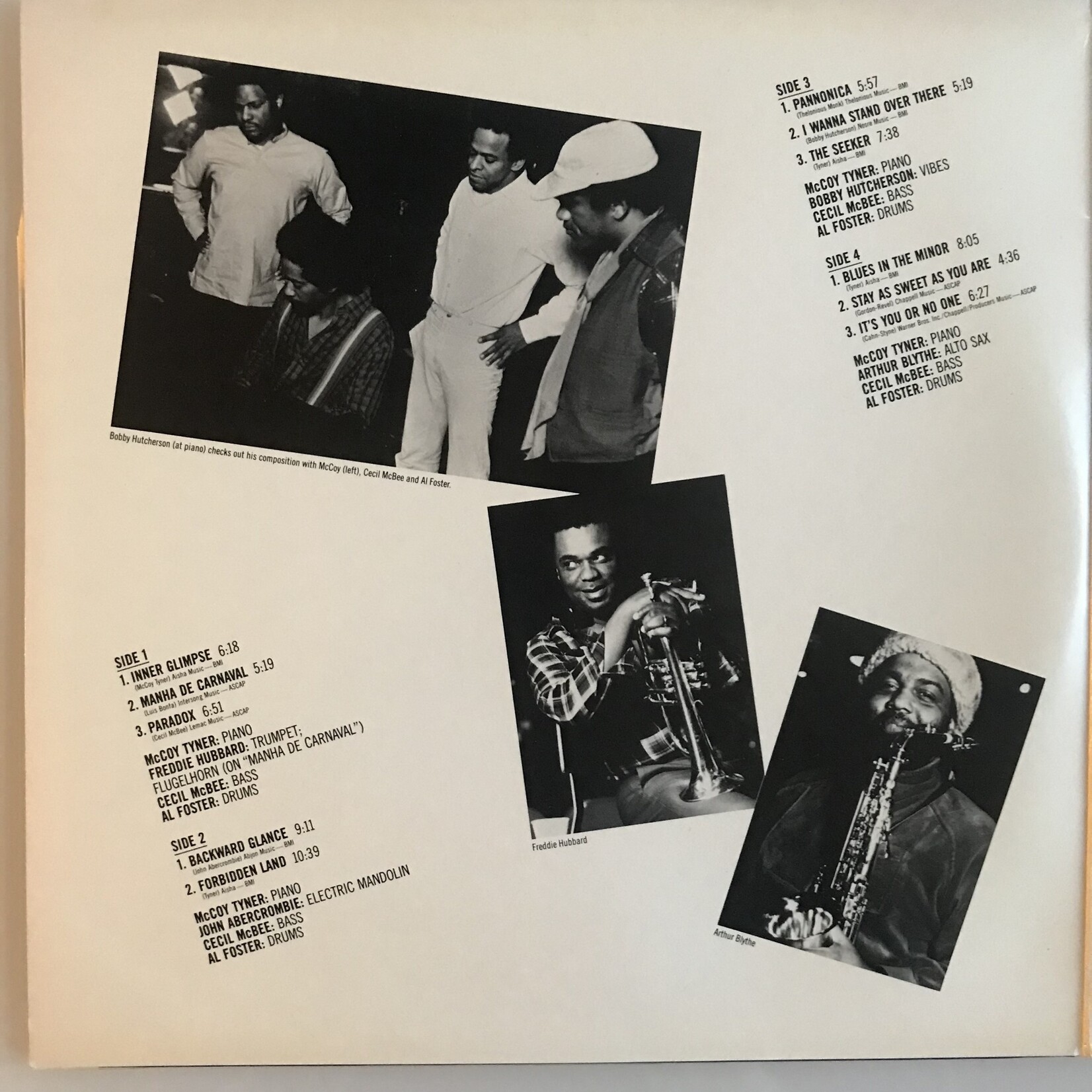 McCoy Tyner Quartets - 4x4 - M55007 - Vinyl LP (USED)