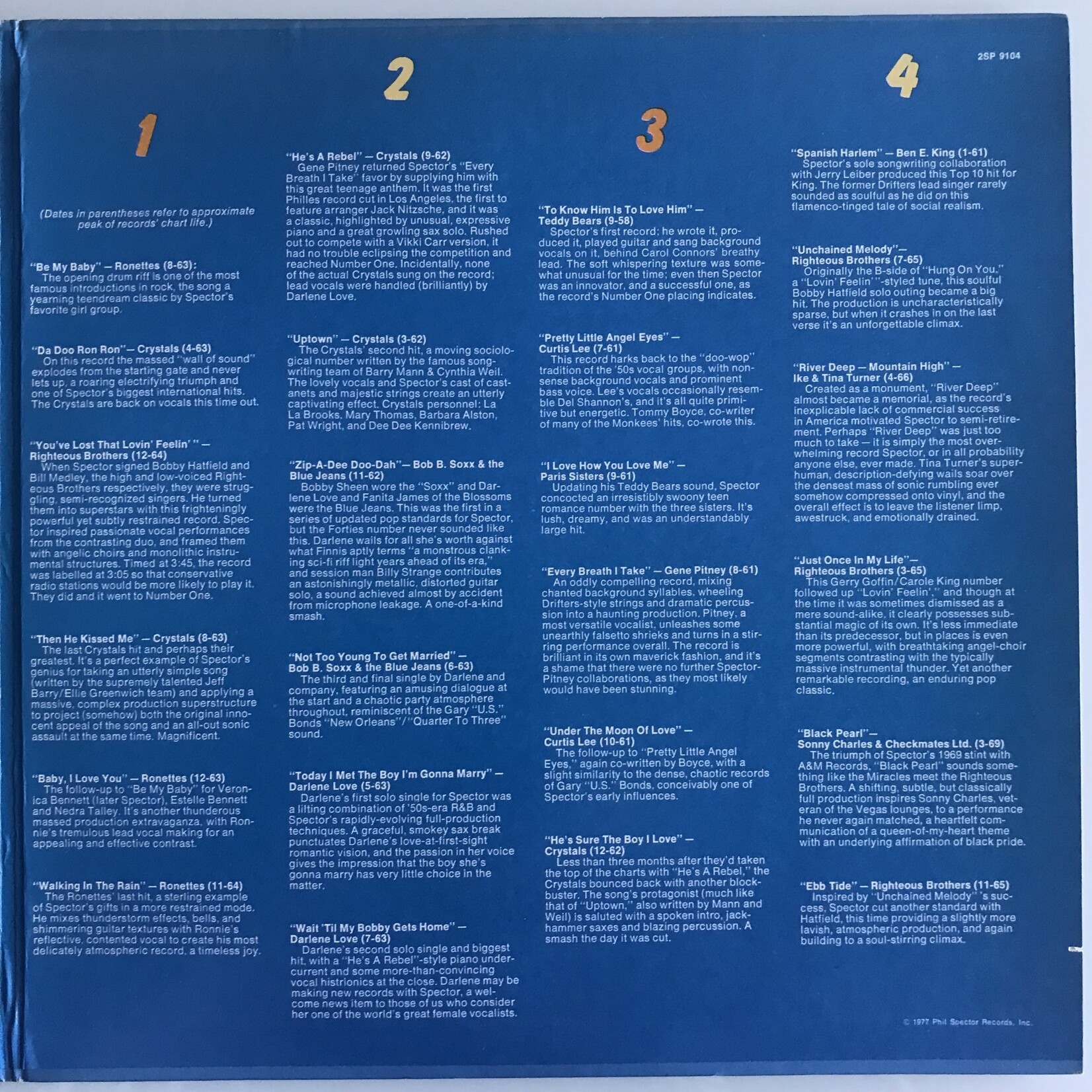 Various - Phil Spector’s Greatest Hits - Vinyl LP (USED)
