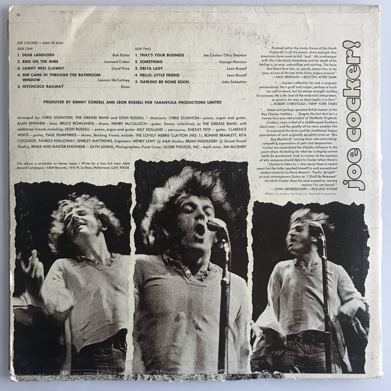 Joe Cocker - Joe Cocker! - Vinyl LP (USED)