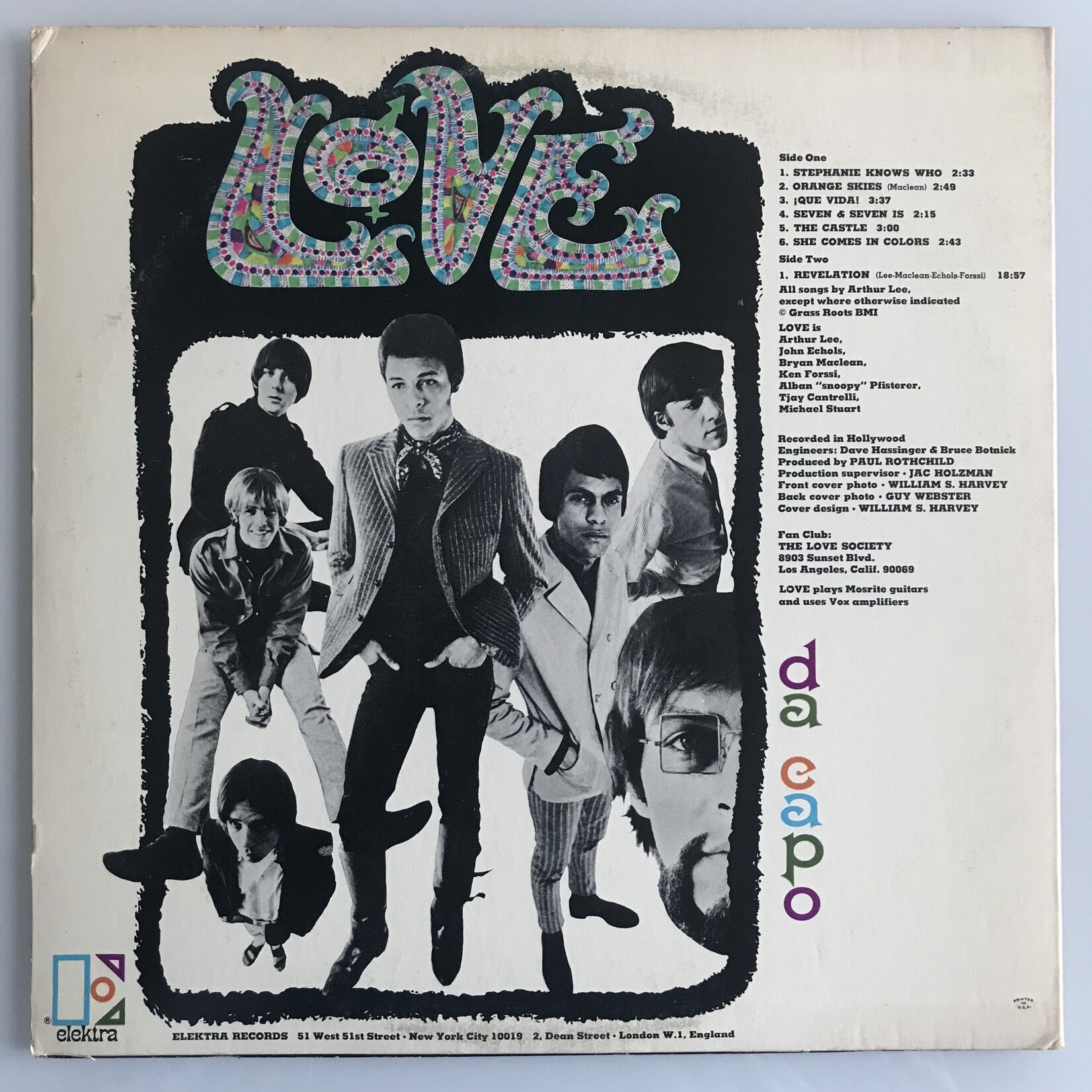 Love - Da Capo - Vinyl LP (USED)