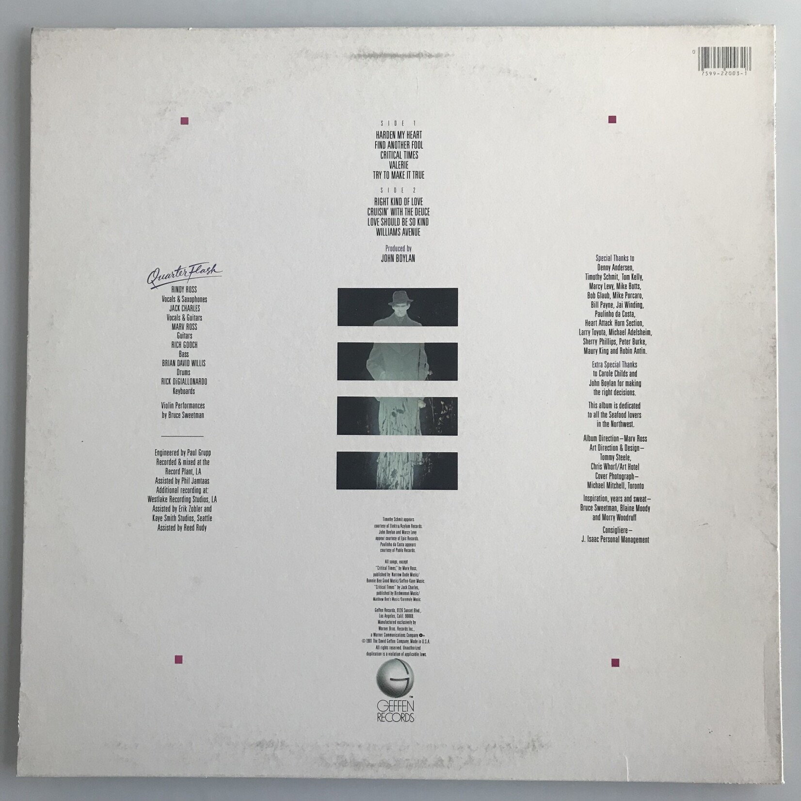 Quarterflash - Quarterflash - Vinyl LP (USED)