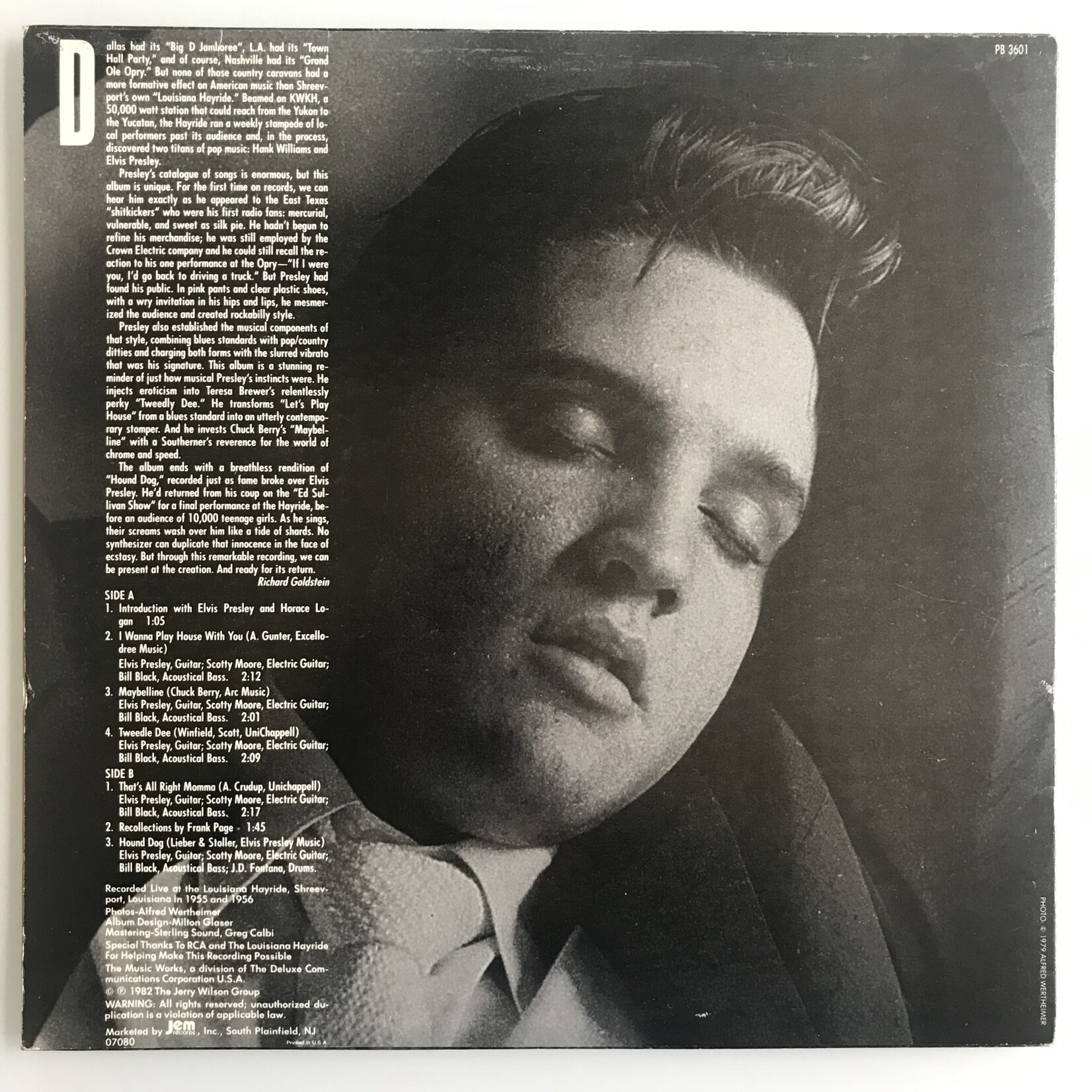Elvis Presley - Elvis: The First Live Recordings - Vinyl LP (USED)